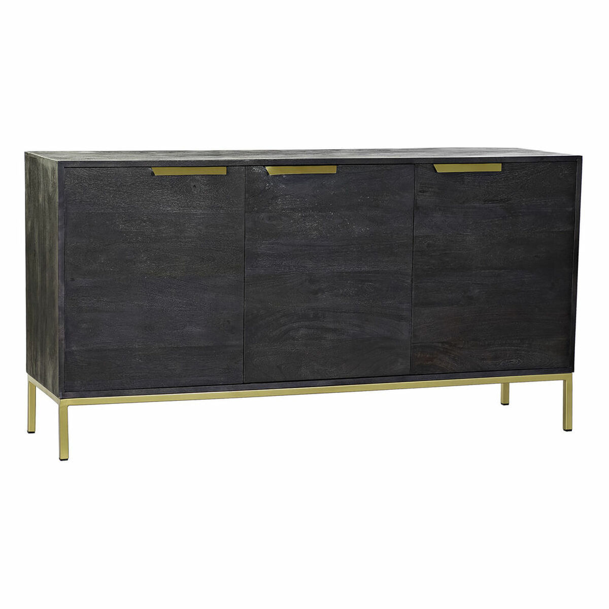 Aparador DKD Home Decor Negro Dorado Madera de mango 145 x 41 x 77 cm 1 S3023119_0