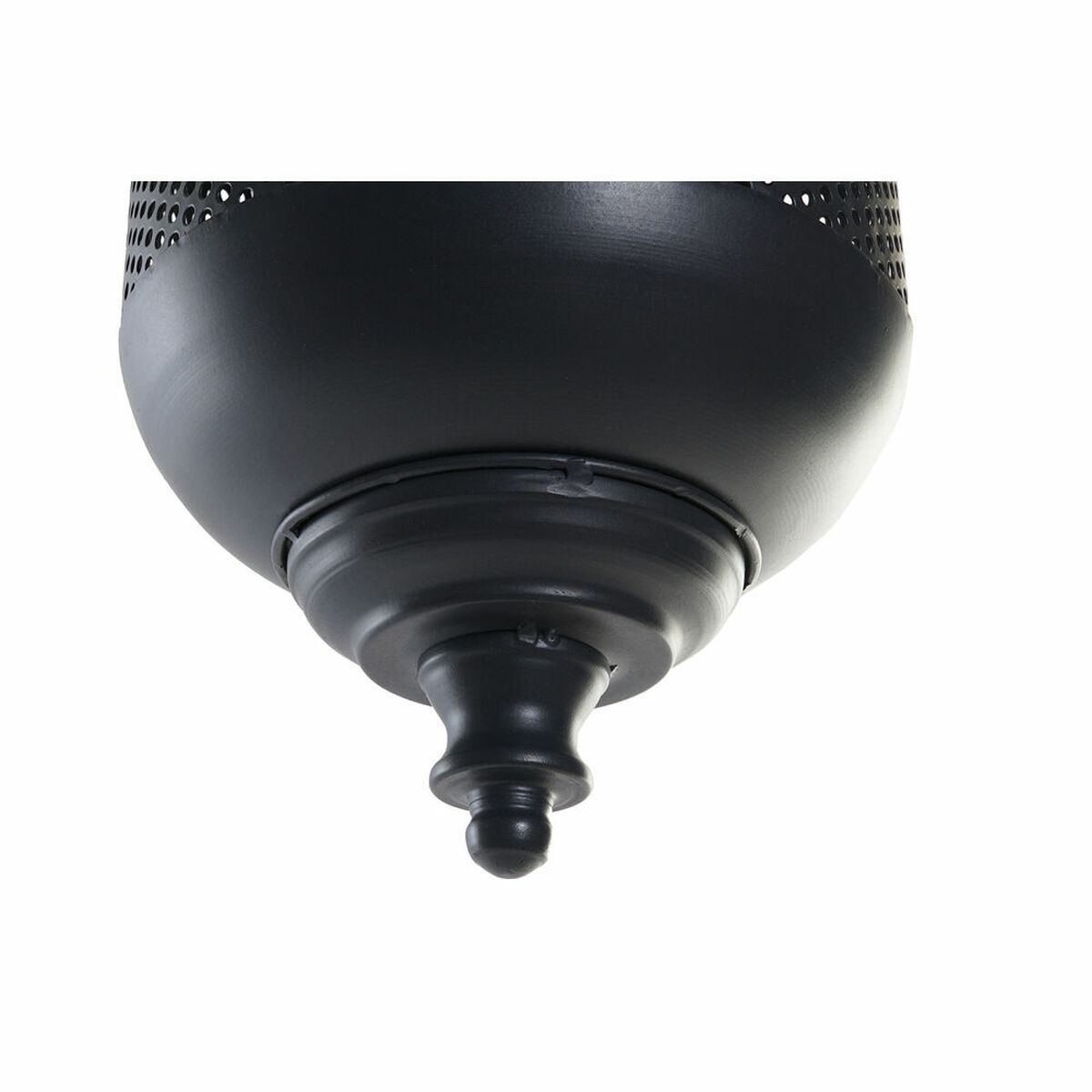 Farol DKD Home Decor Marrón Negro Metal Cristal Cuerda Loft 22 x 22 x 43 cm 3 S3026342_2