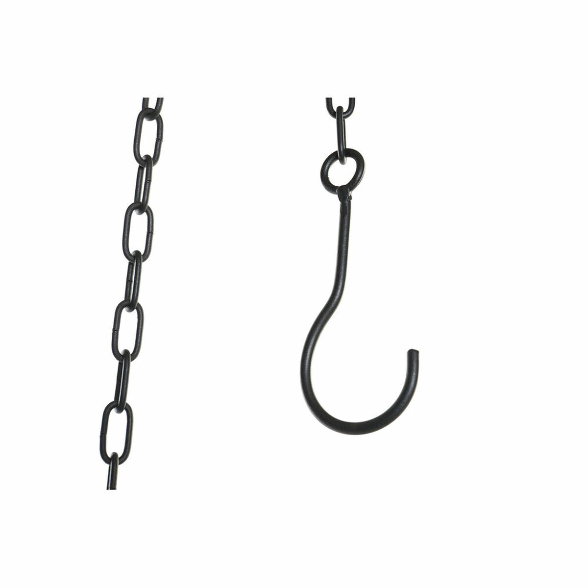 Portavelas DKD Home Decor Negro Metal Cristal 53 x 53 x 52 cm 2 S3026343_1