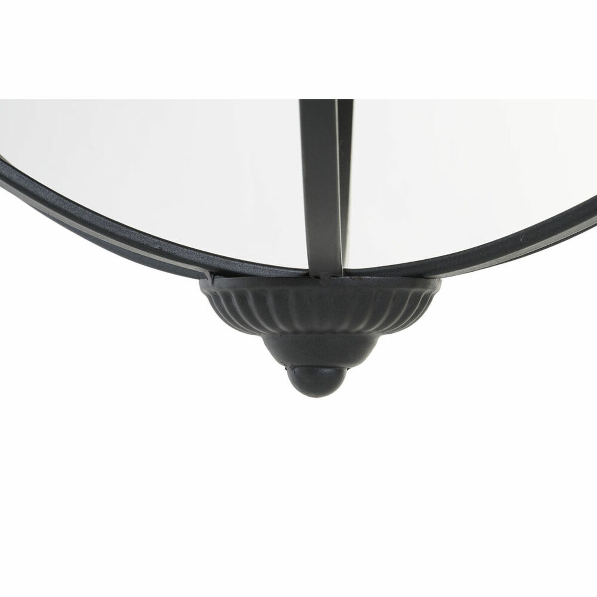 Portavelas DKD Home Decor Negro Metal Cristal 60 x 60 x 73 cm 3 S3026344_2