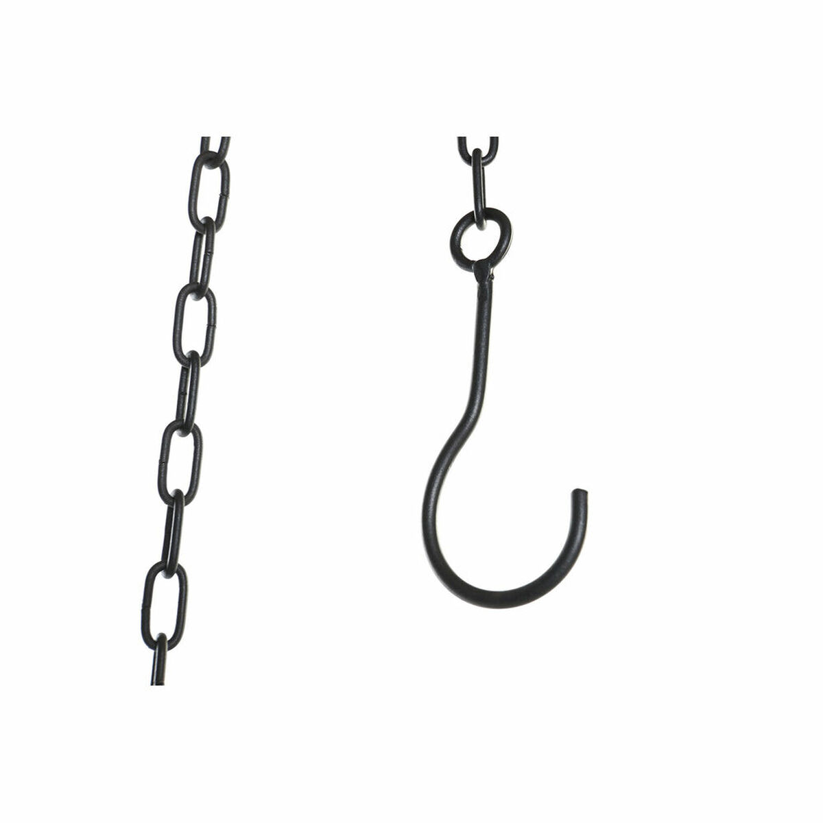 Portavelas DKD Home Decor Negro Metal Cristal 60 x 60 x 73 cm 2 S3026344_1