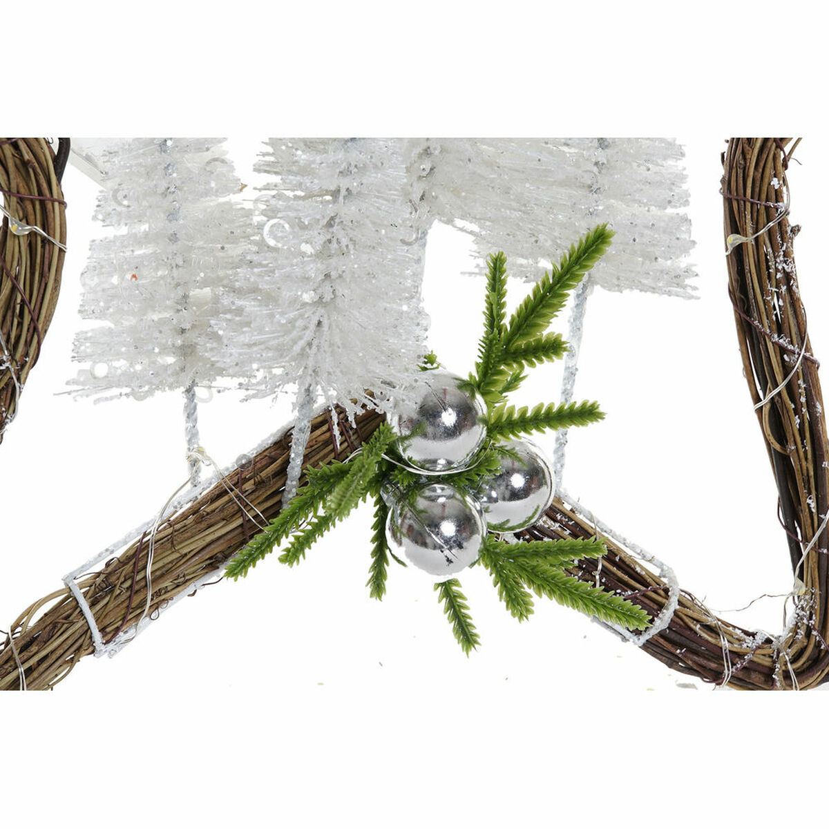 Adorno Navideño DKD Home Decor Ratán (2 pcs) (43 x 10 x 43 cm) 3 S3025384_2