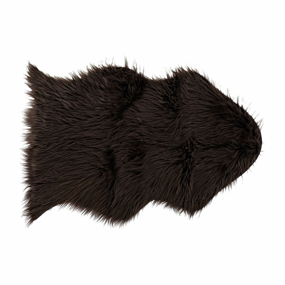 Alfombra DKD Home Decor Marrón Con pelo 60 x 90 x 2 cm 1 S3037967_0