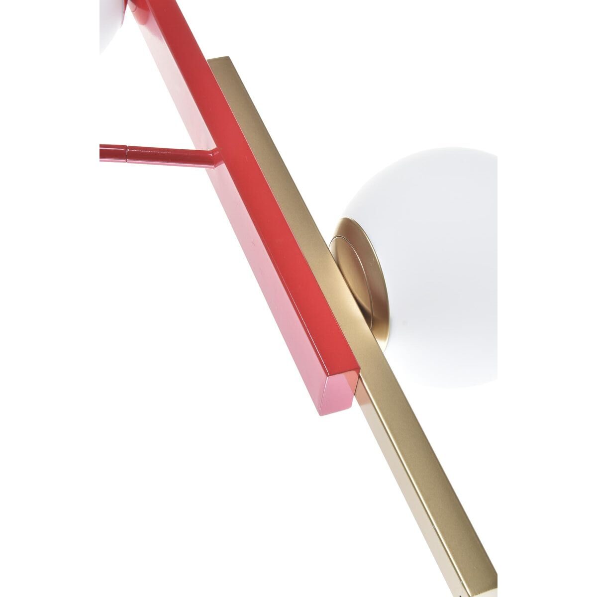 Lámpara de Techo DKD Home Decor Rojo Negro Dorado Blanco (64 x 20 x 120 cm) 2 S3031215_1