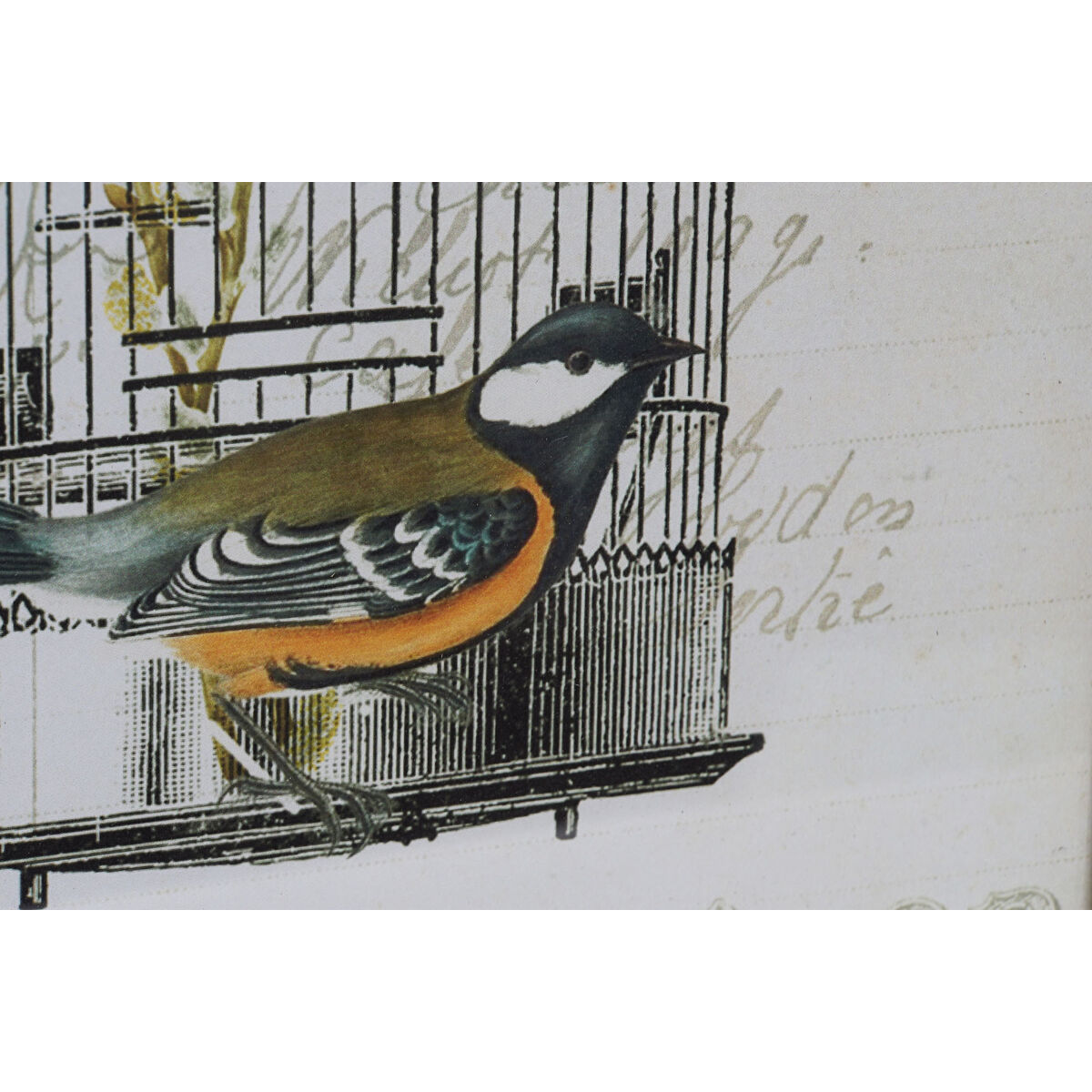 Lienzo DKD Home Decor Madera Lienzo 34 x 2 x 44 cm 2 S3018422_1