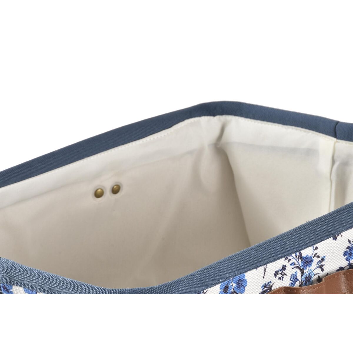 Caja de Almacenaje DKD Home Decor Azul Blanco 40 x 30 x 30 cm 2 S3031863_1