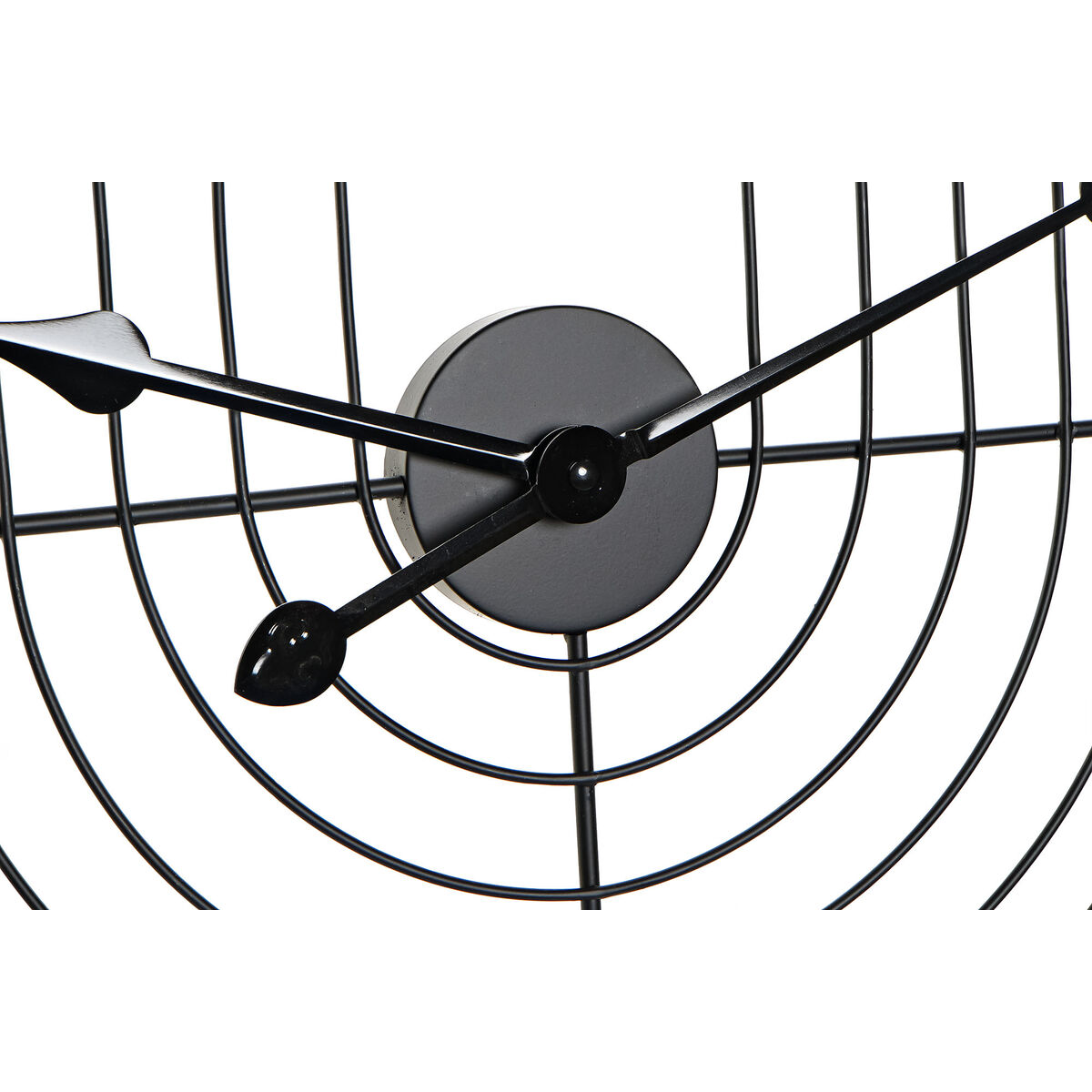 Reloj de Pared DKD Home Decor Negro Dorado Metal 60 x 3 x 60 cm Moderno (2 Unidades) 3 S3037673_2