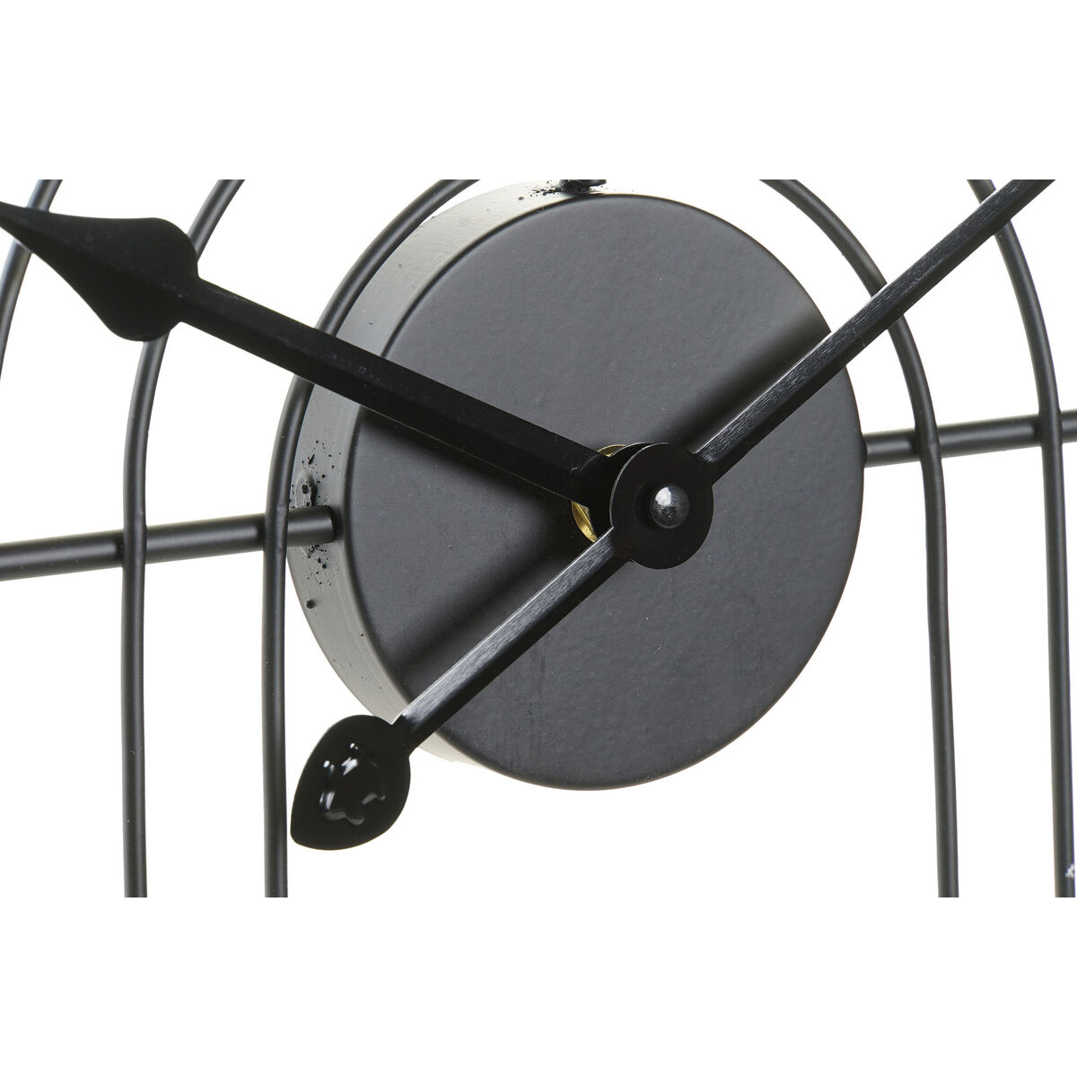 Reloj de Pared DKD Home Decor Negro Dorado Metal Moderno 45 x 3 x 45 cm (2 Unidades) 3 S3037674_2