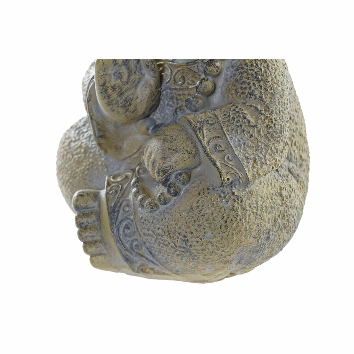 Figura Decorativa DKD Home Decor Resina Gris claro Monje (11 x 8.5 x 15.5 cm) 2 S3019829_1