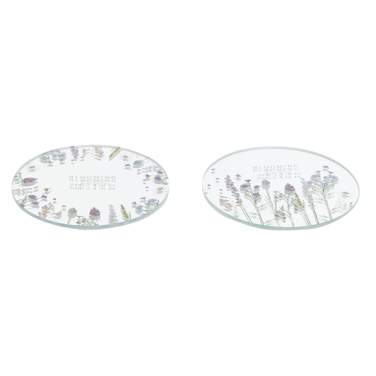 Farol DKD Home Decor Cristal Multicolor Mariposa (10 x 10 x 1 cm) (2 unidades) 1 S3037541_0