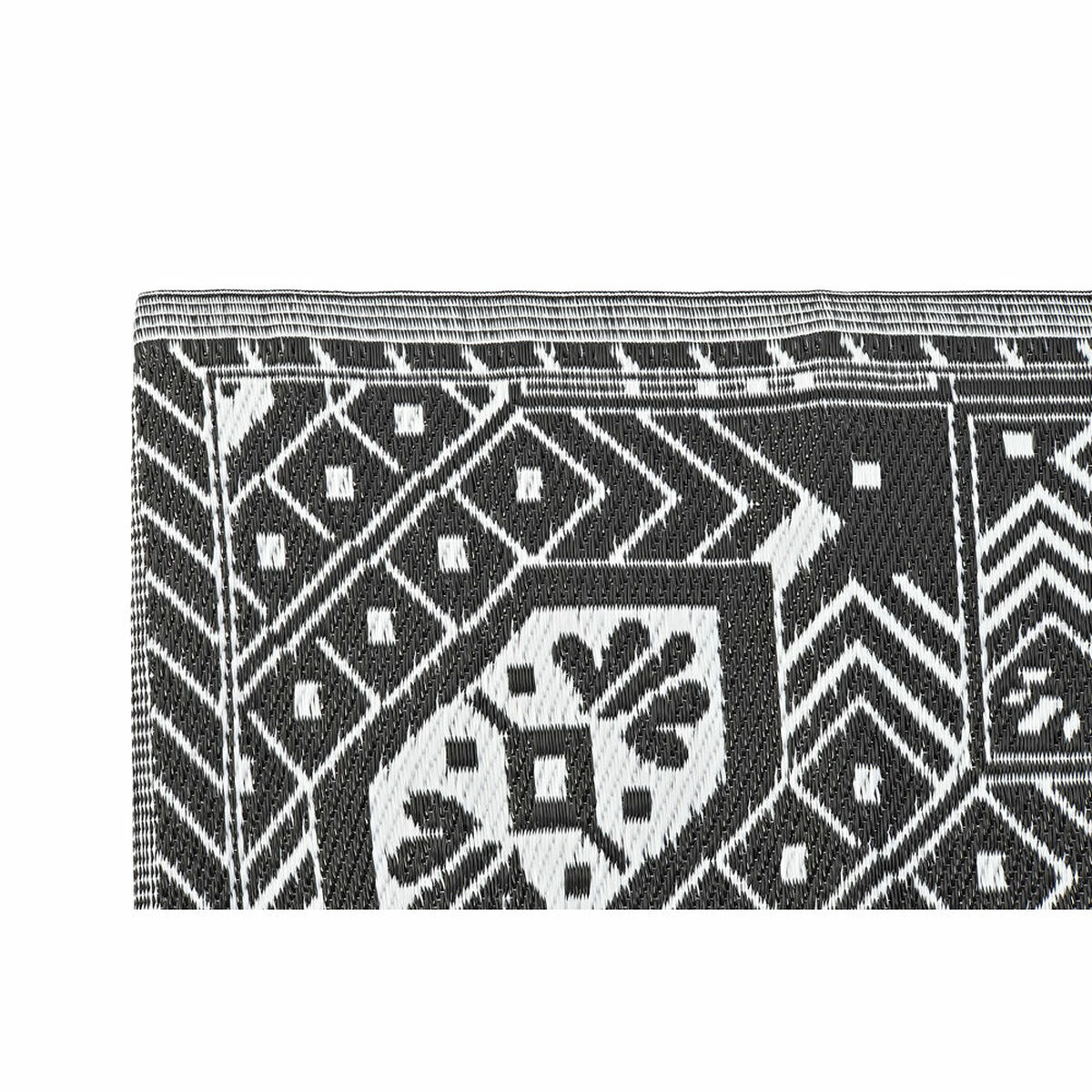 Alfombra DKD Home Decor Blanco Negro Étnico (2 Unidades) (120 x 180 cm) 2 S3038093_1
