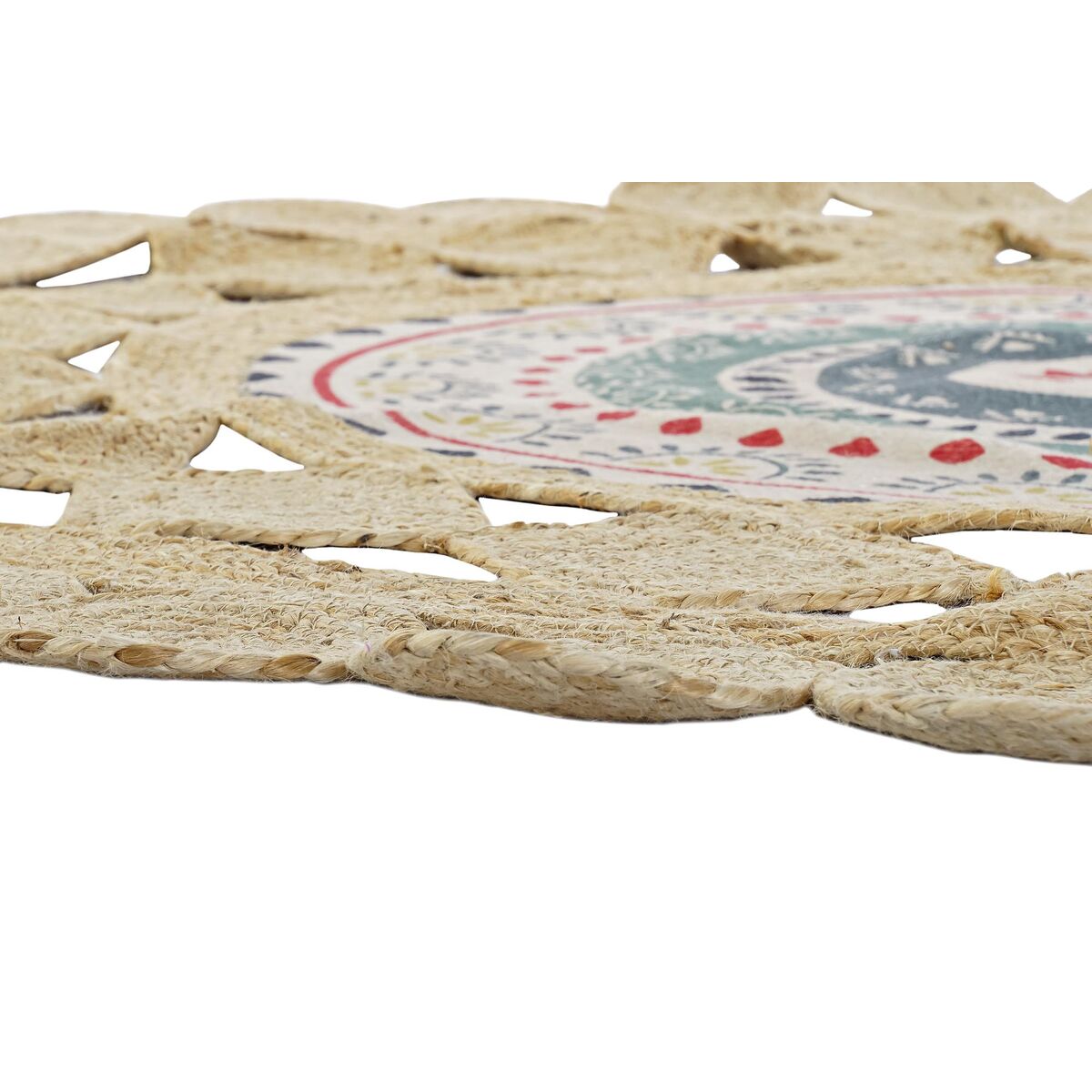 Alfombra DKD Home Decor Marrón Multicolor (200 x 200 x 0,75 cm) 3 S3038203_2