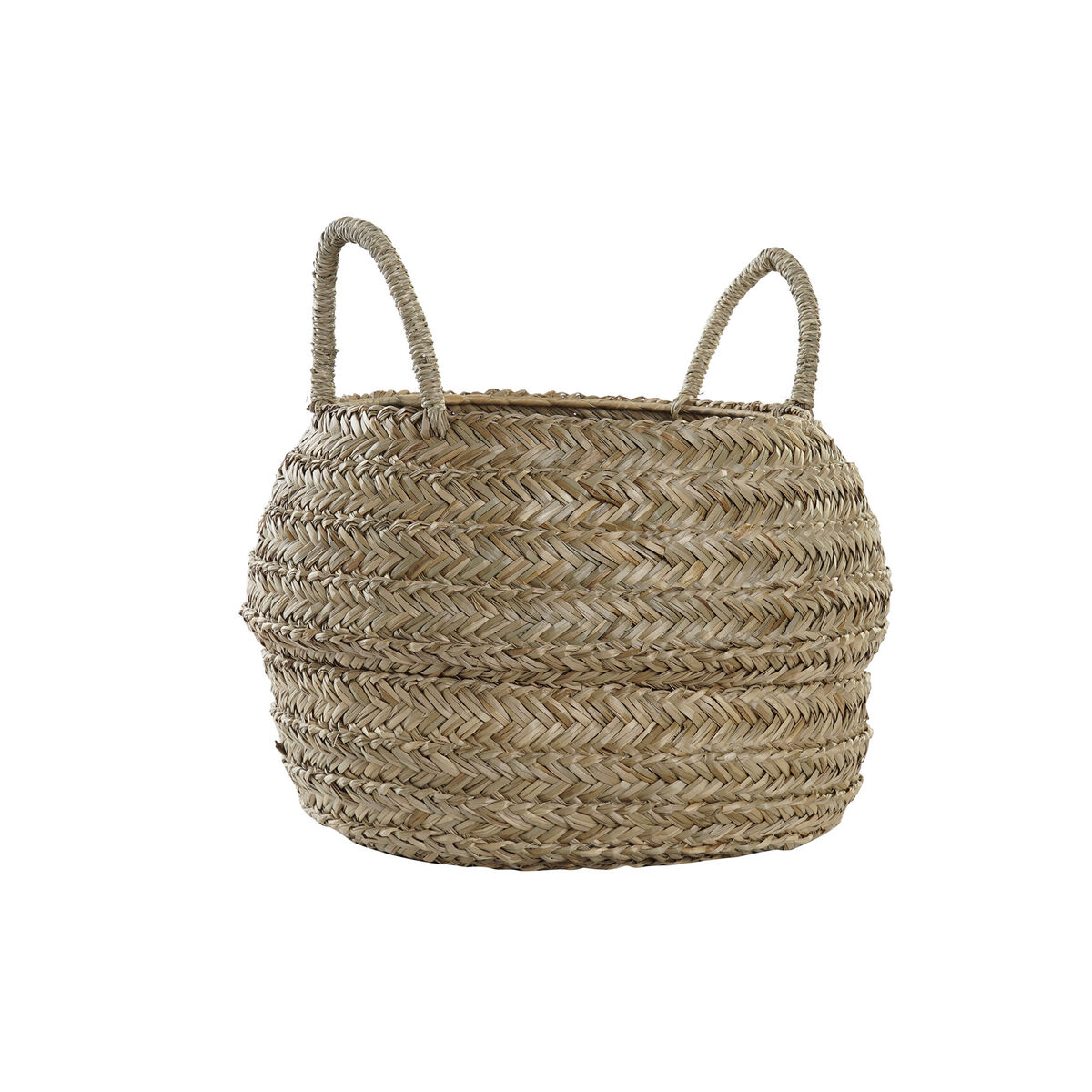 Cesta Decorativa DKD Home Decor Natural Hierba marina 1 S3028944_0
