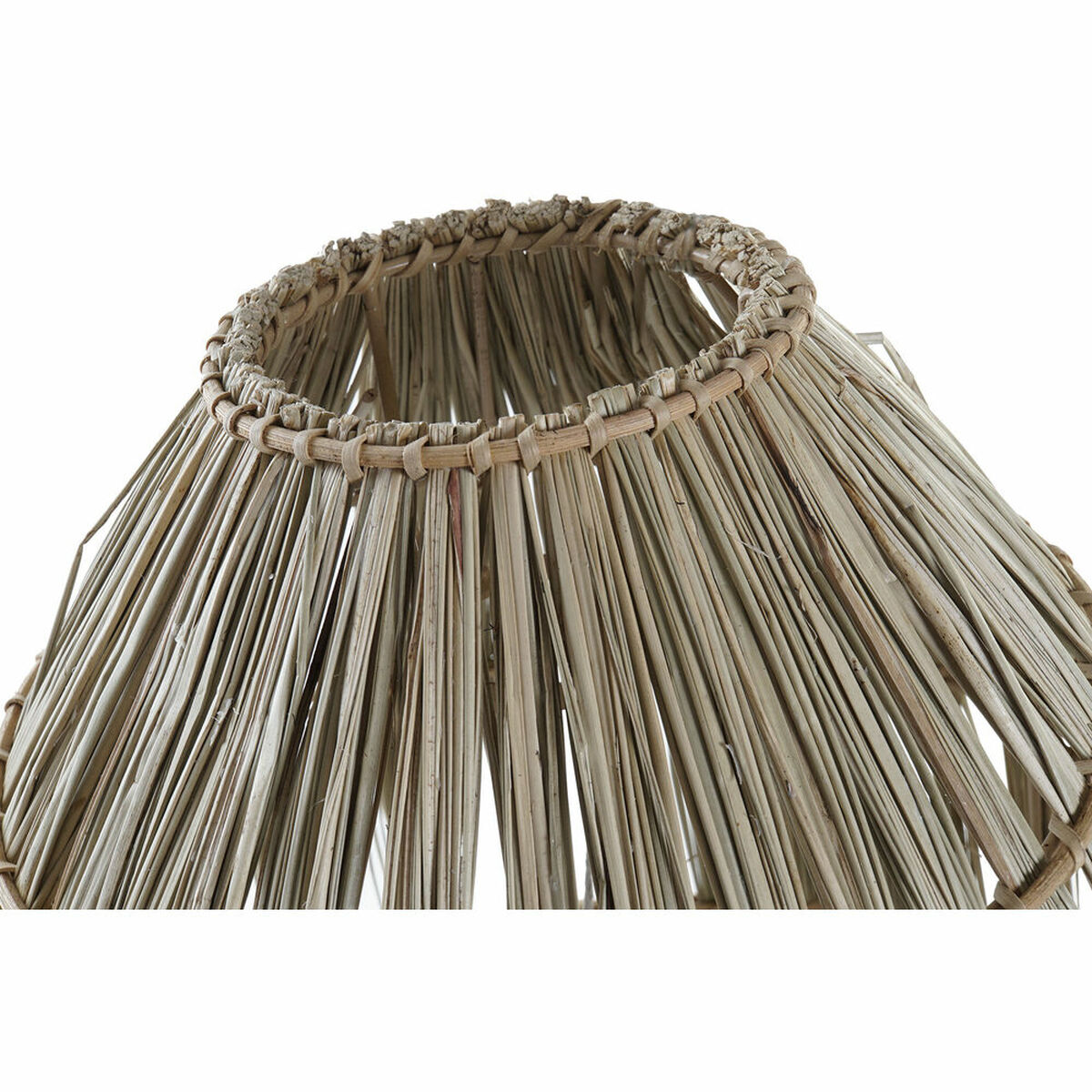 Pantalla de Lámpara DKD Home Decor Fibra natural (36 x 36 x 48 cm) 4 S3031479_3