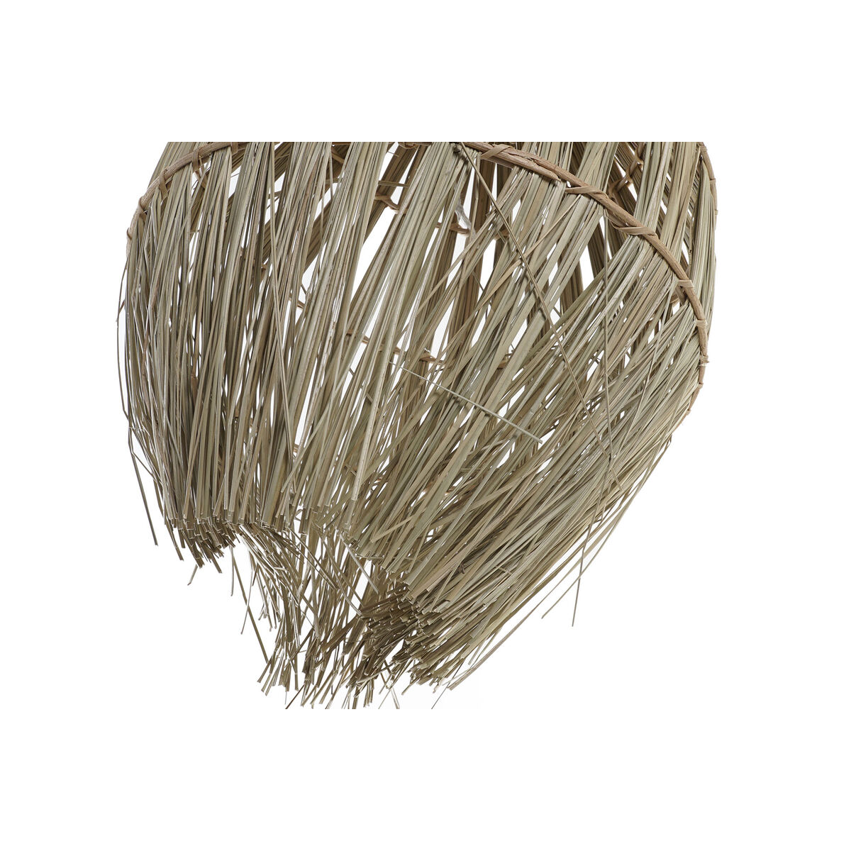 Pantalla de Lámpara DKD Home Decor Fibra natural (36 x 36 x 48 cm) 2 S3031479_1