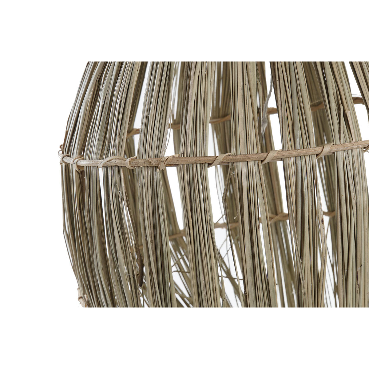 Pantalla de Lámpara DKD Home Decor Fibra natural (36 x 36 x 48 cm) 3 S3031479_2