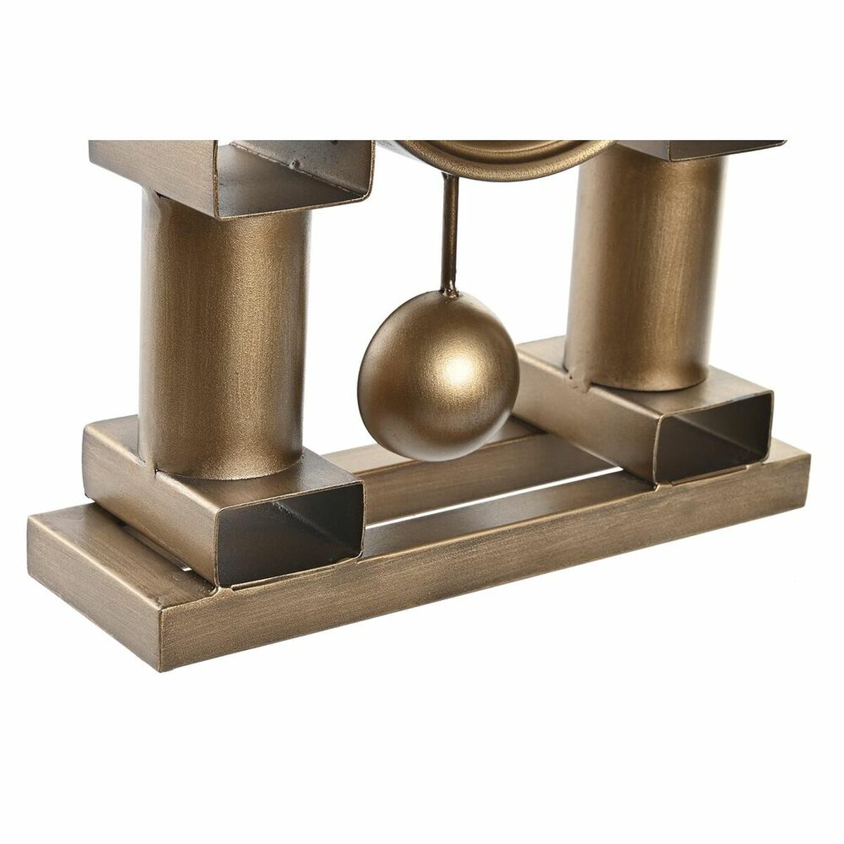 Reloj de Mesa DKD Home Decor Negro Dorado Tradicional 3 S3037693_2