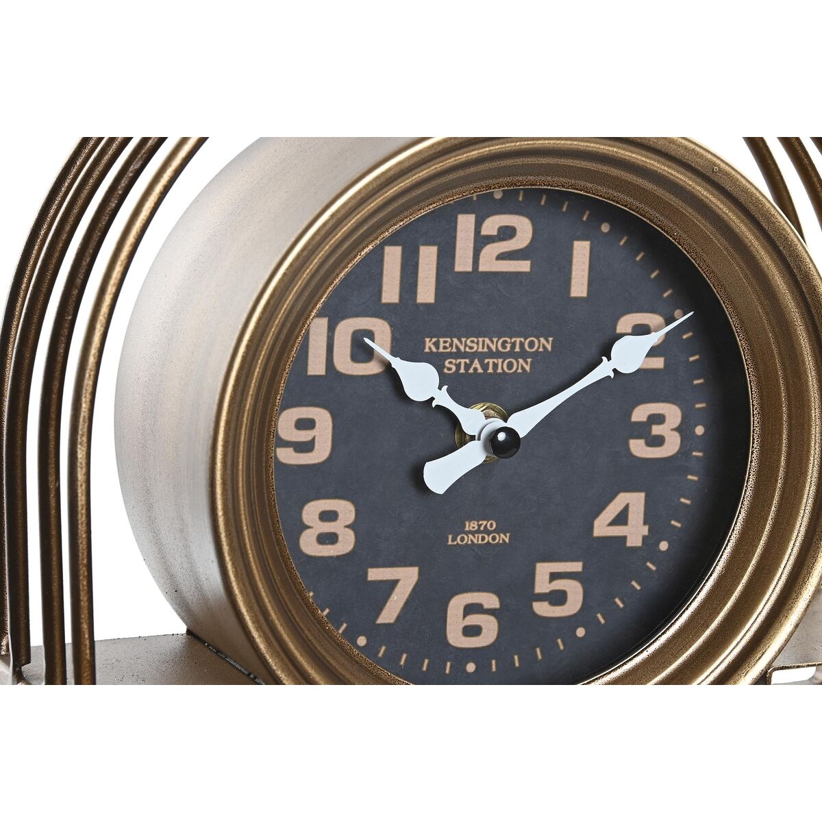 Reloj de Mesa DKD Home Decor Negro Dorado Tradicional 2 S3037693_1