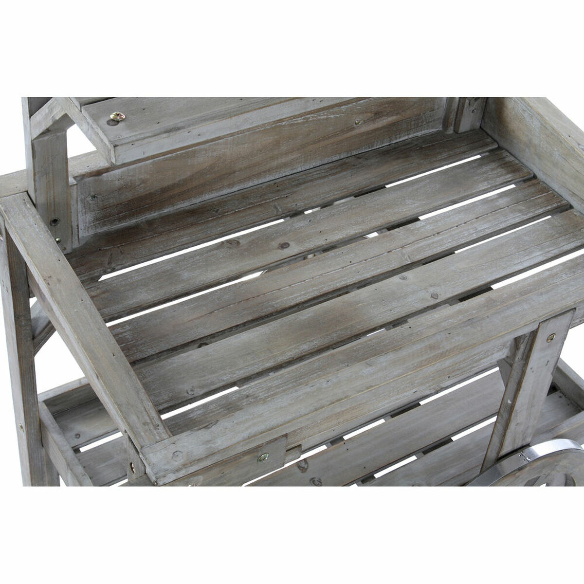 Carro de Jardín DKD Home Decor 87 x 14 x 109 cm 87 x 41 x 109 cm Marrón claro 3 S3030651_2