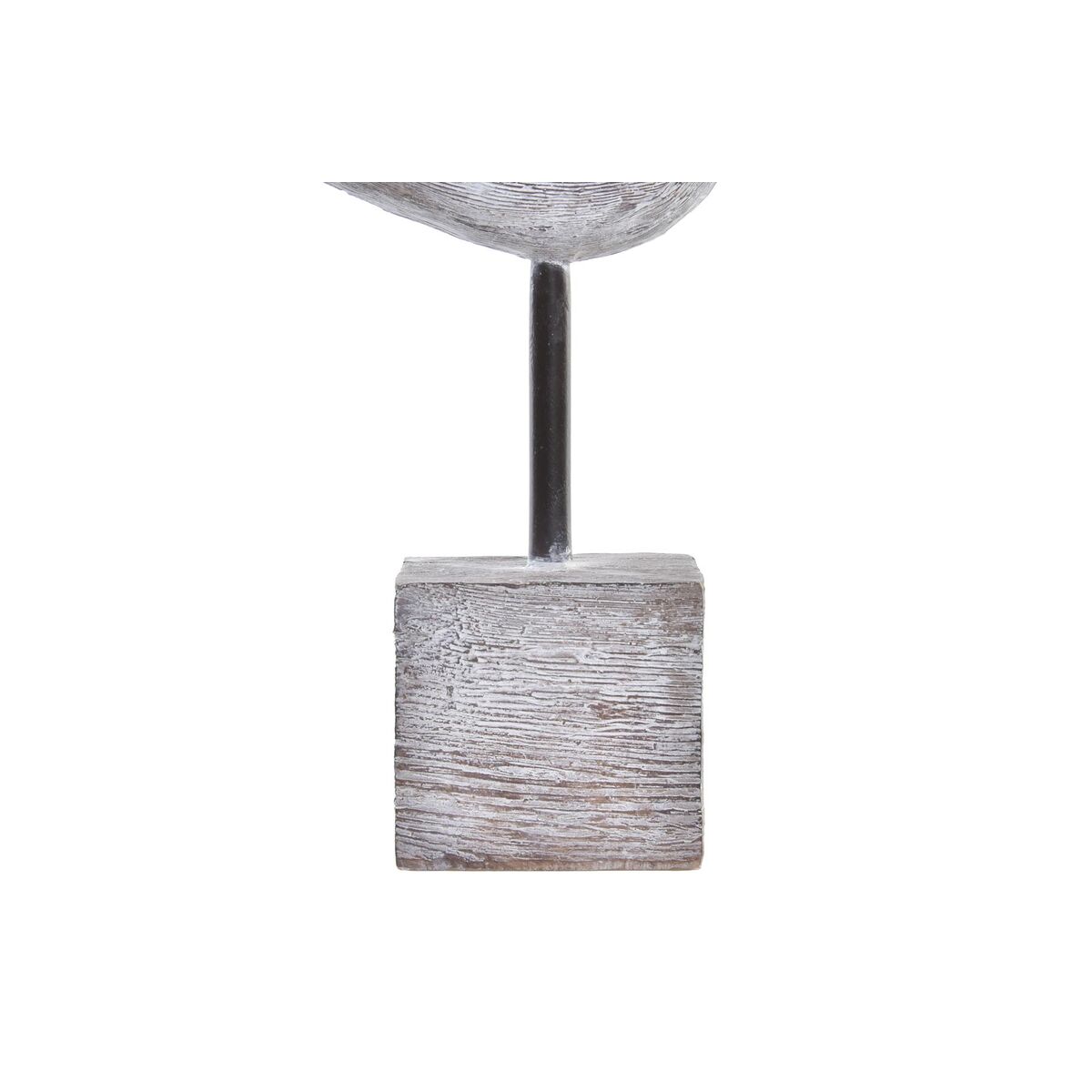 Figura Decorativa DKD Home Decor Gris Natural Pájaro Mediterráneo 23 x 9 x 26,7 cm 3 S3030155_2