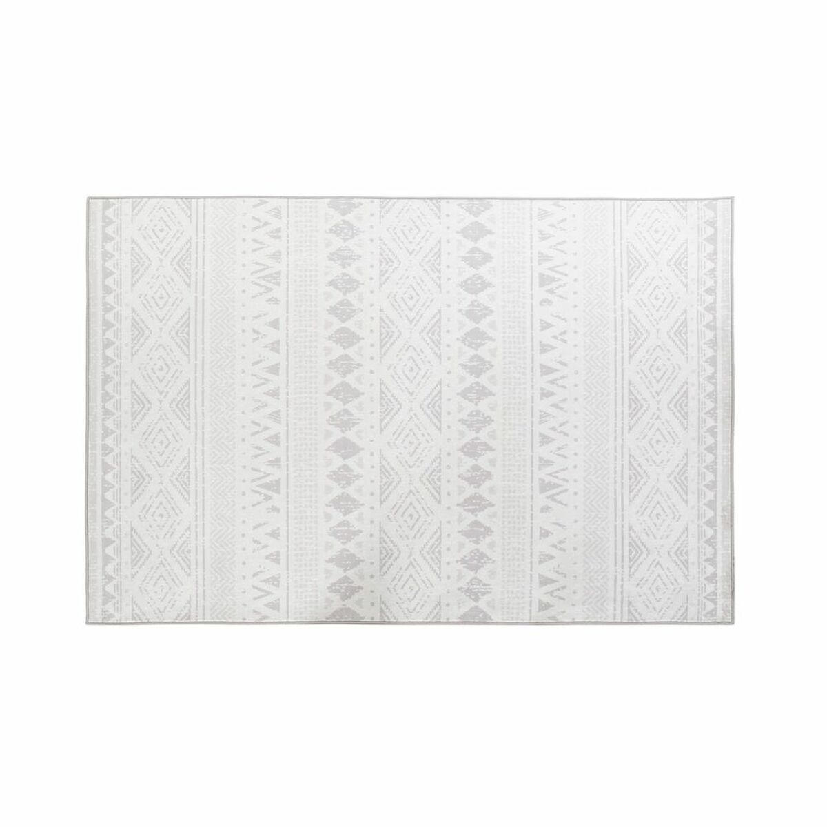 Alfombra DKD Home Decor Gris Blanco Ikat (120 x 180 x 0,4 cm) 1 S3038355_0