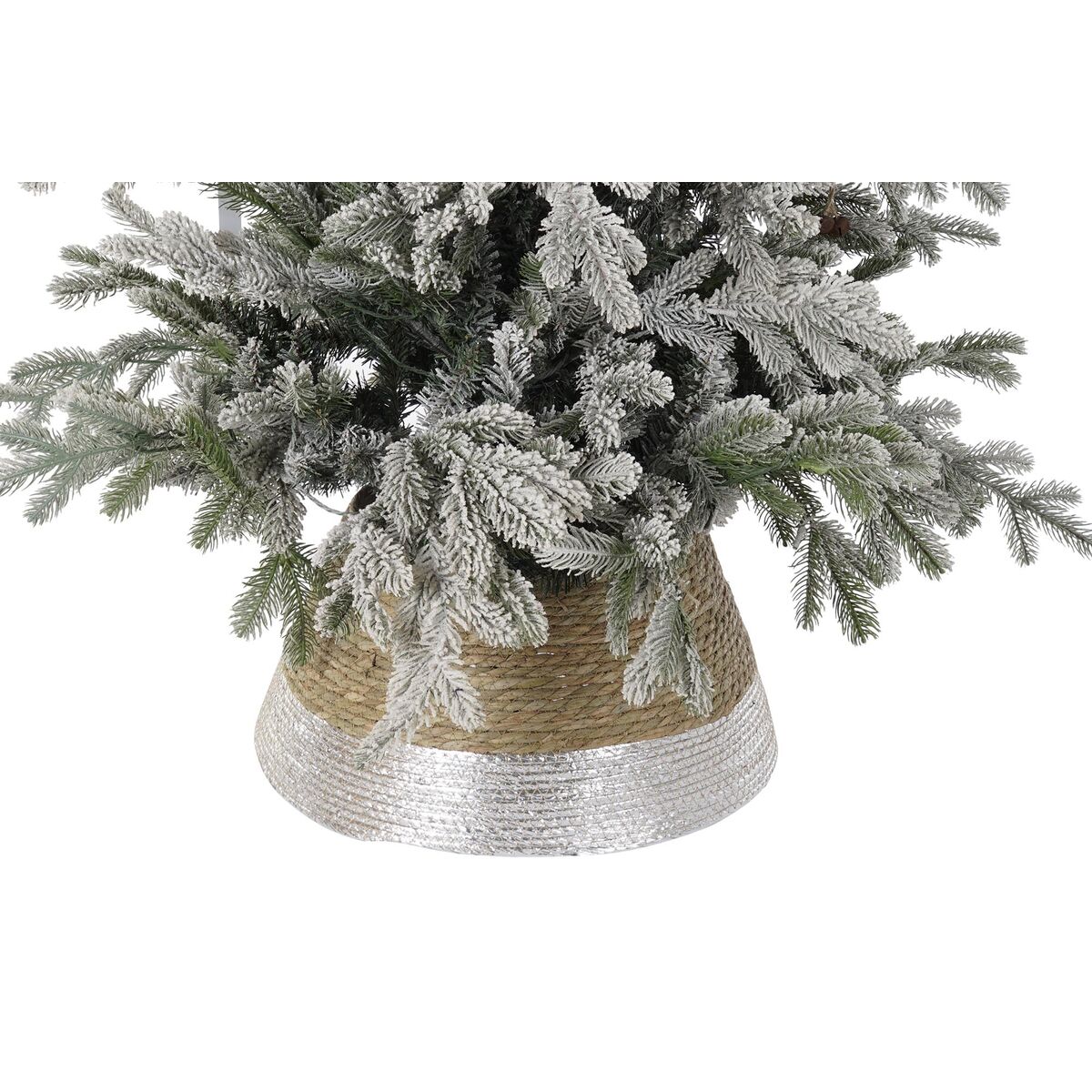 Faldón de árbol de Navidad DKD Home Decor Hierba marina (45 x 45 x 24 cm) (3 Unidades) 4 S3035277_3