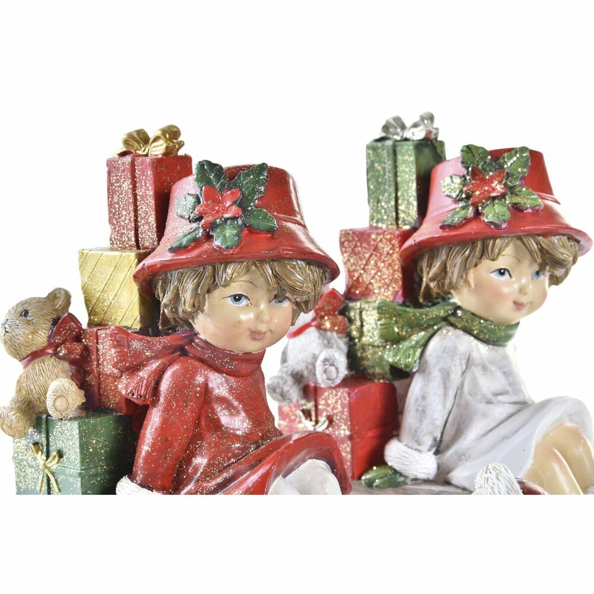Adorno Navideño DKD Home Decor Resina (14,5 x 7 x 12,5 cm) (2 Unidades) 3 S3035910_2