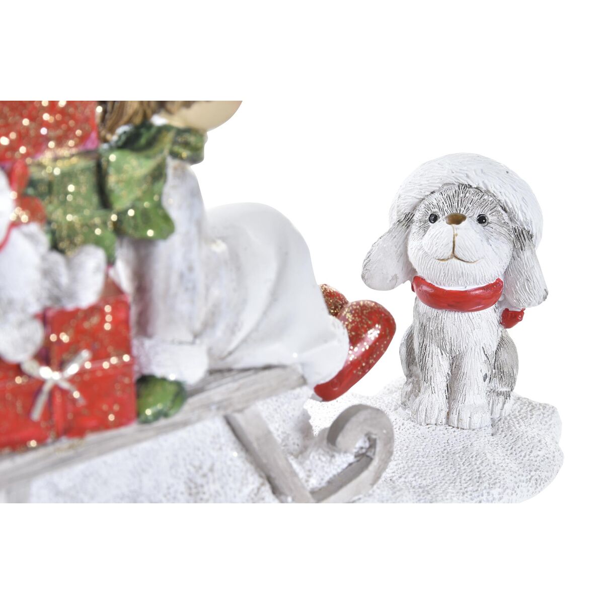 Adorno Navideño DKD Home Decor Resina (14,5 x 7 x 12,5 cm) (2 Unidades) 2 S3035910_1