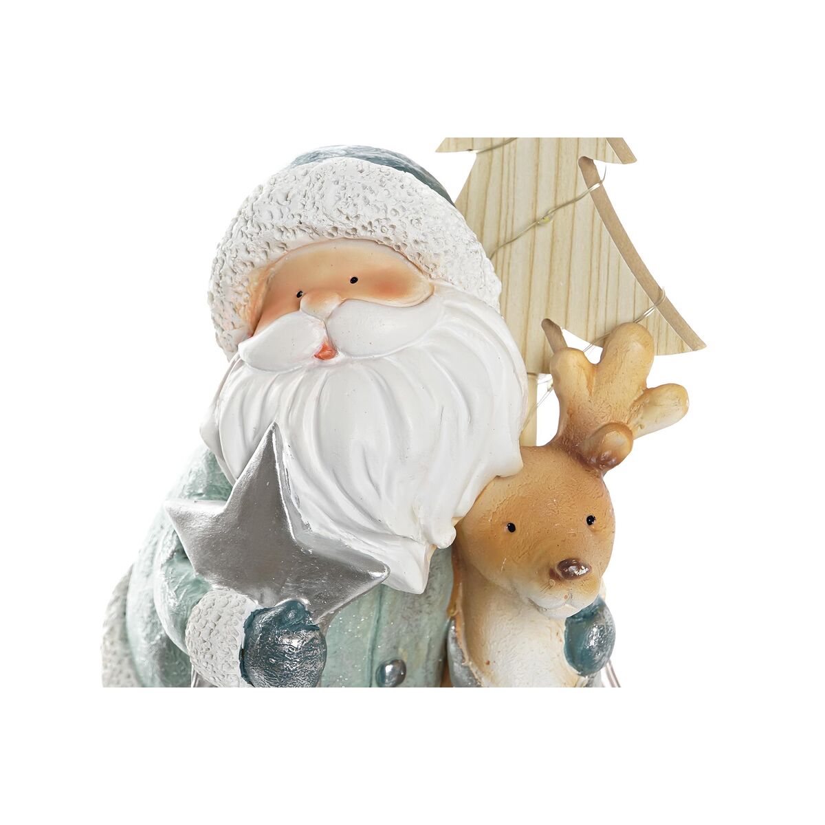 Adorno Navideño DKD Home Decor Resina (15,5 x 15,5 x 28 cm) (2 Unidades) 3 S3036303_2