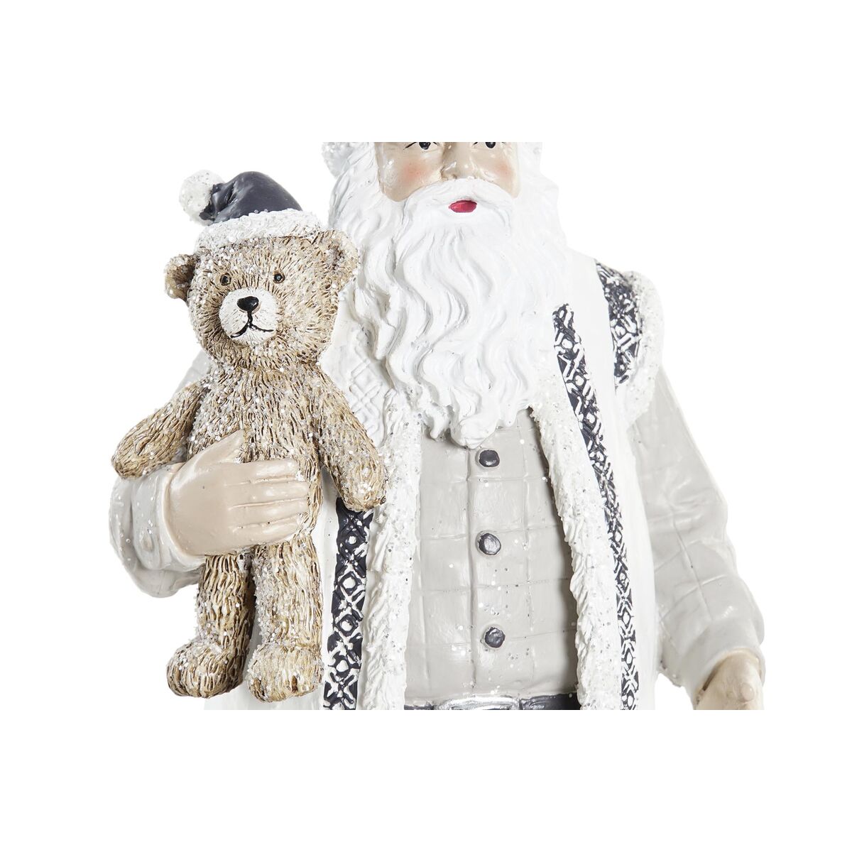 Adorno Navideño DKD Home Decor Resina Papá Noel (12 x 9 x 27 cm) (2 Unidades) 2 S3036380_1