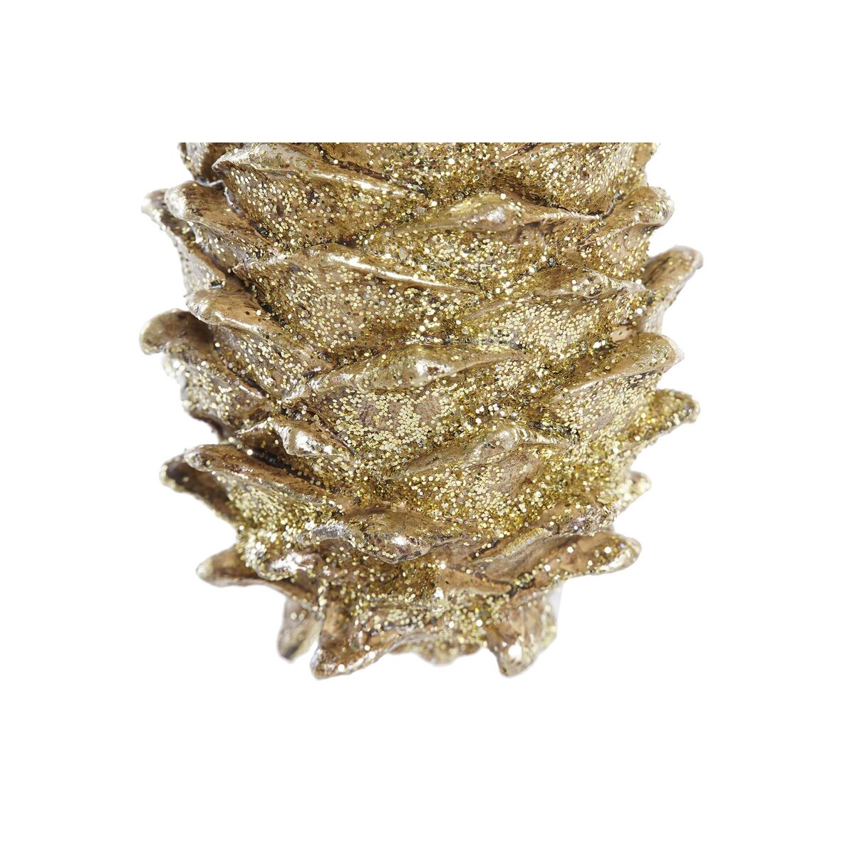 Adorno Navideño DKD Home Decor Piña Resina (13 x 7,5 x 7,5 cm) (3) (3 Unidades) 2 S3036392_1