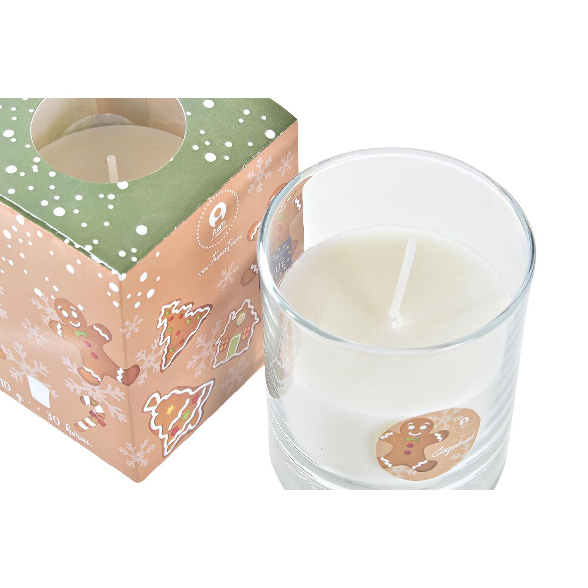 Vela DKD Home Decor Navidad Papá Noel Cascanueces (8 x 8 x 9 cm) (3 Unidades) 2 S3036442_1