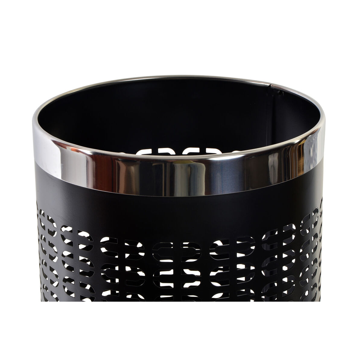 Paragüero DKD Home Decor 23 x 50 cm Blanco Negro Acero 23 x 23 x 50 cm (2 Unidades) 3 S3034305_2