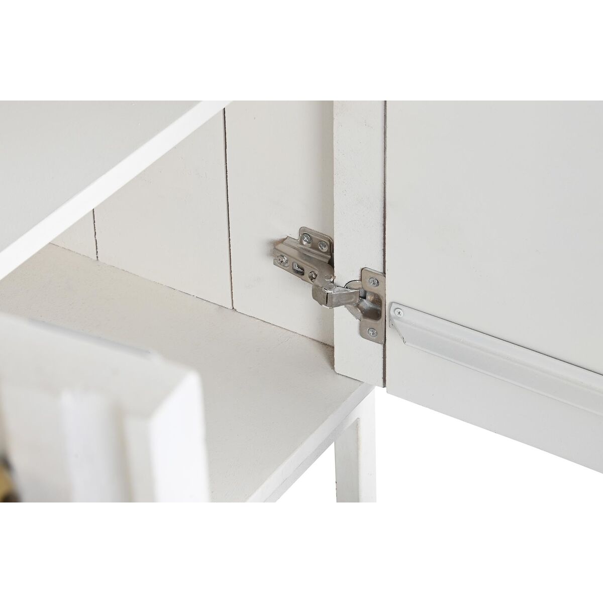 Aparador DKD Home Decor Blanco Metal Madera de mango 152 x 40 x 77 cm 5 S3040349_4