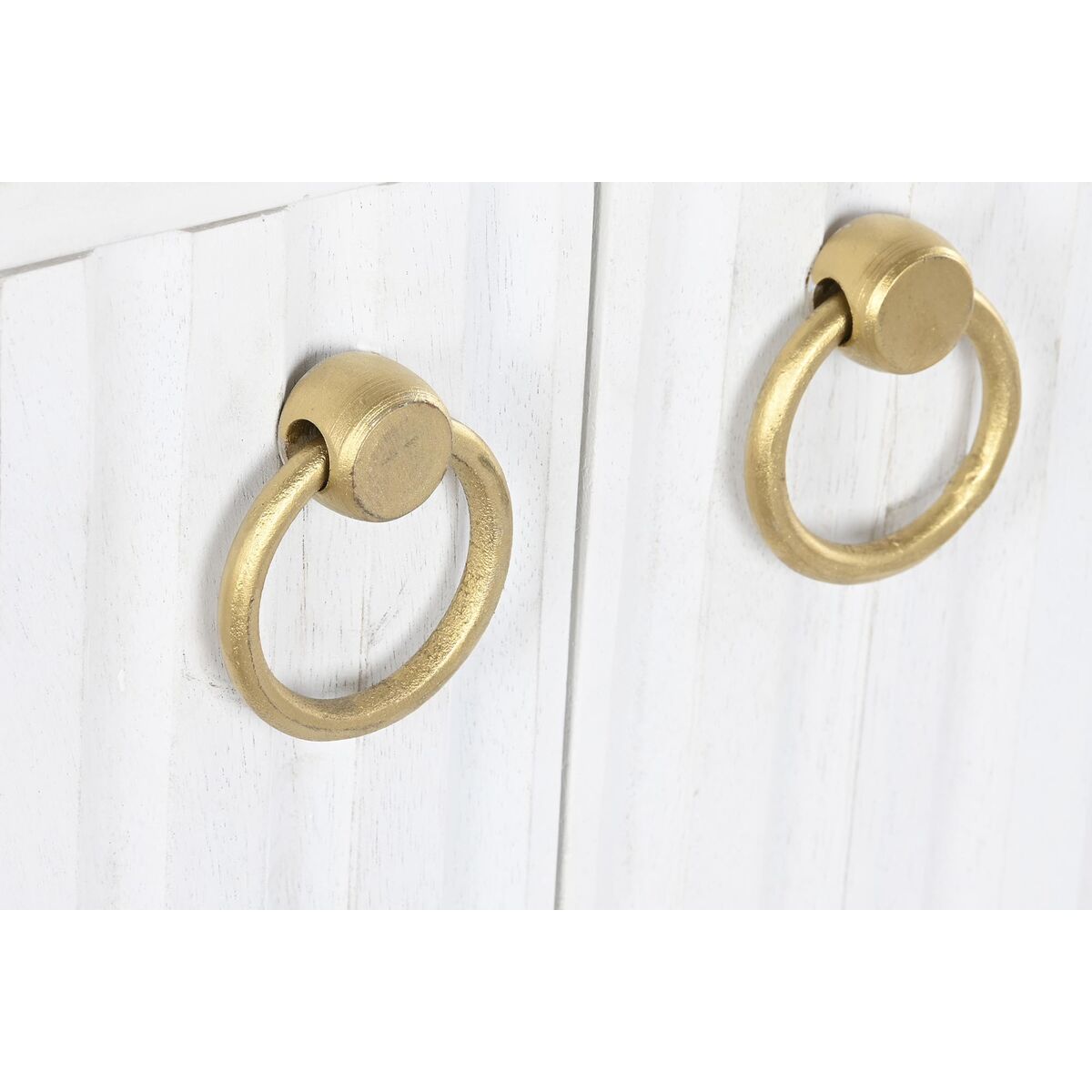 Aparador DKD Home Decor Blanco Metal Madera de mango 152 x 40 x 77 cm 2 S3040349_1