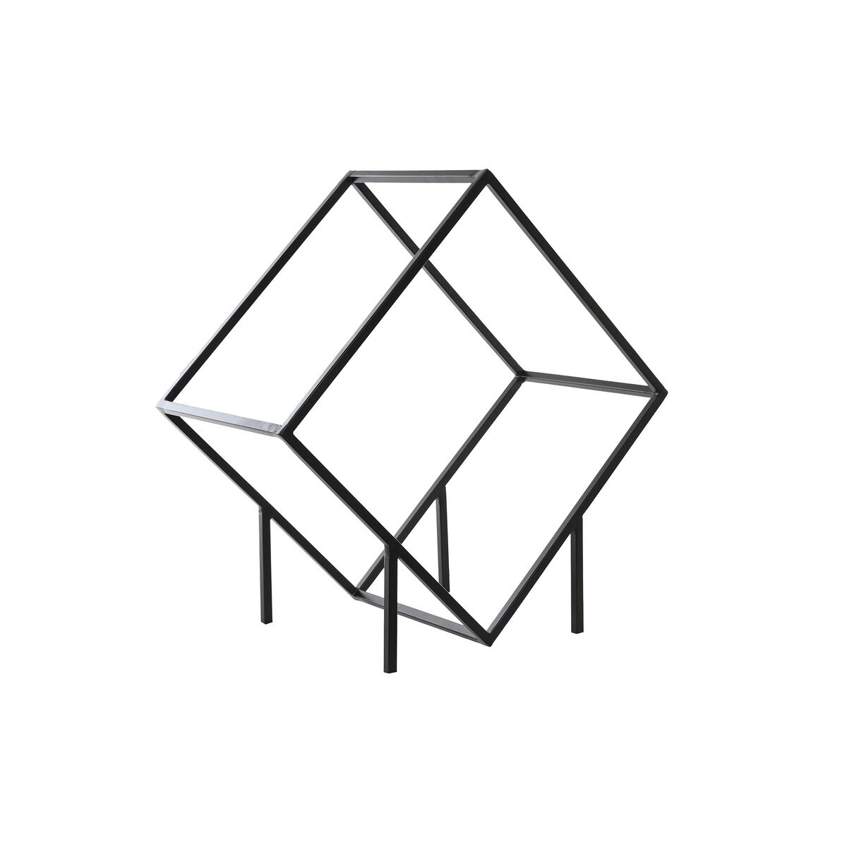 Soporte para Leña DKD Home Decor Acero (57 x 30 x 58 cm) 1 S3038834_0