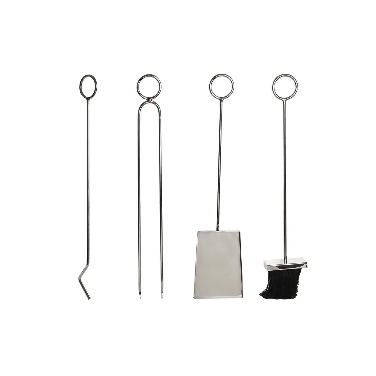 Soporte para Leña DKD Home Decor Acero Inoxidable (30 x 20 x 60 cm) 3 S3038838_2