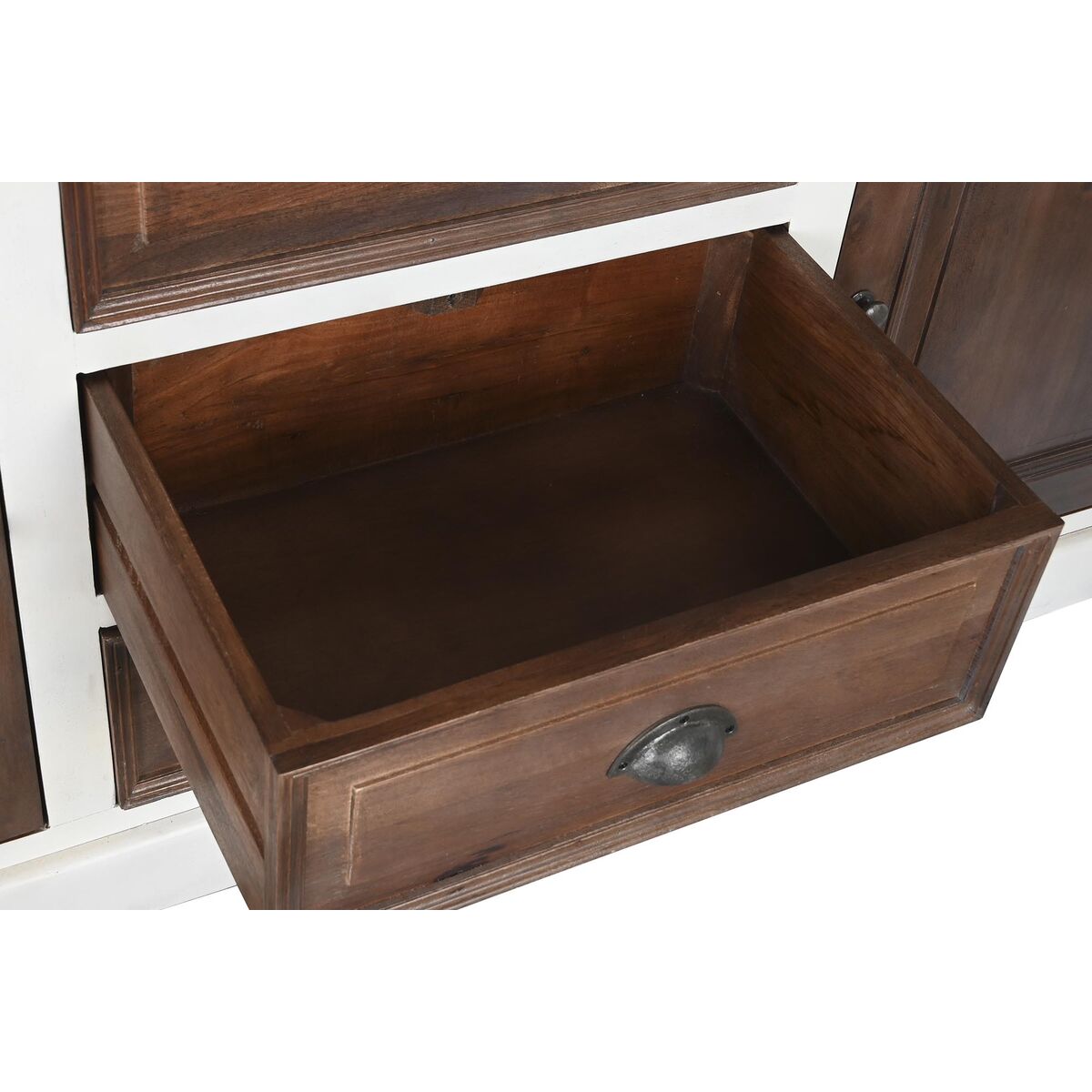 Aparador DKD Home Decor Blanco Marrón oscuro Madera de mango 180 x 46 x 83 cm 4 S3040422_3