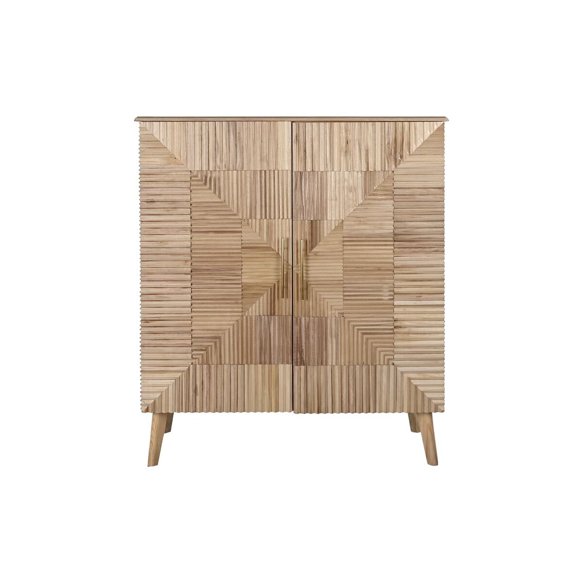 Aparador DKD Home Decor Dorado Marrón claro Madera de Paulonia Madera MDF 100 x 44 x 118 cm 6 S3040474_5