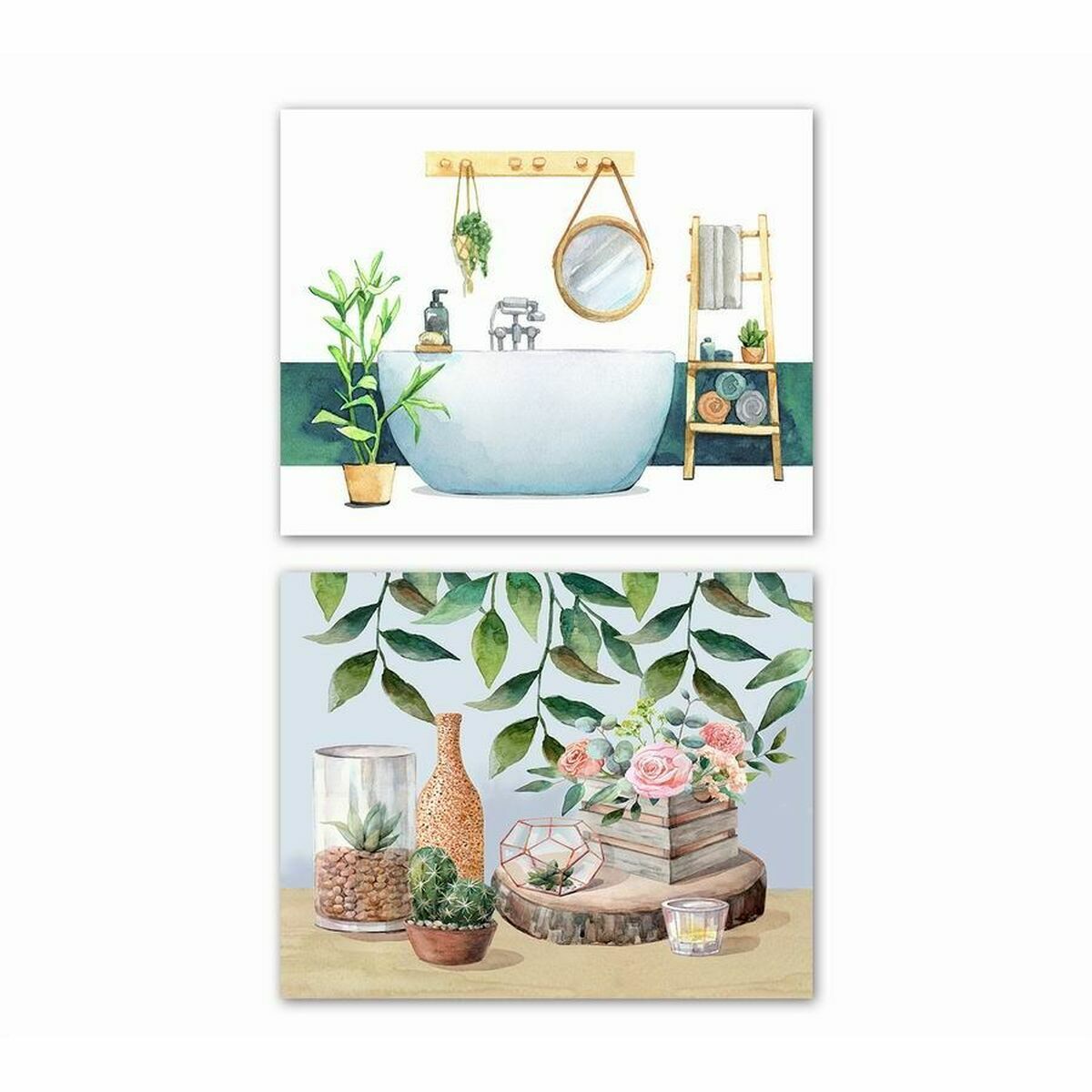 Lienzo DKD Home Decor Lienzo Madera MDF 50 x 1,8 x 40 cm 1 S3038917_0