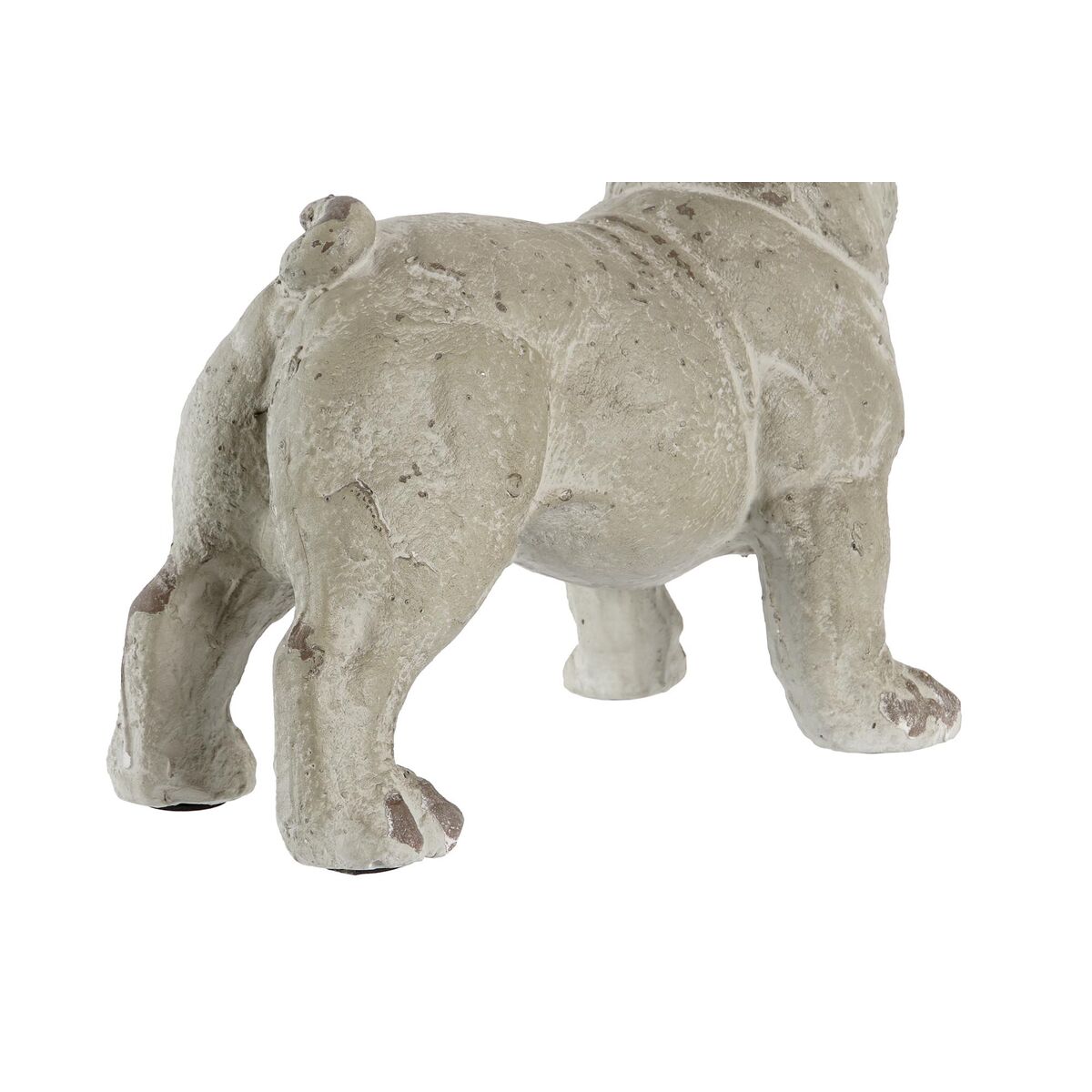 Figura Decorativa DKD Home Decor Acabado envejecido Gris Resina Perro (19 x 39 x 28,5 cm) 2 S3039509_1