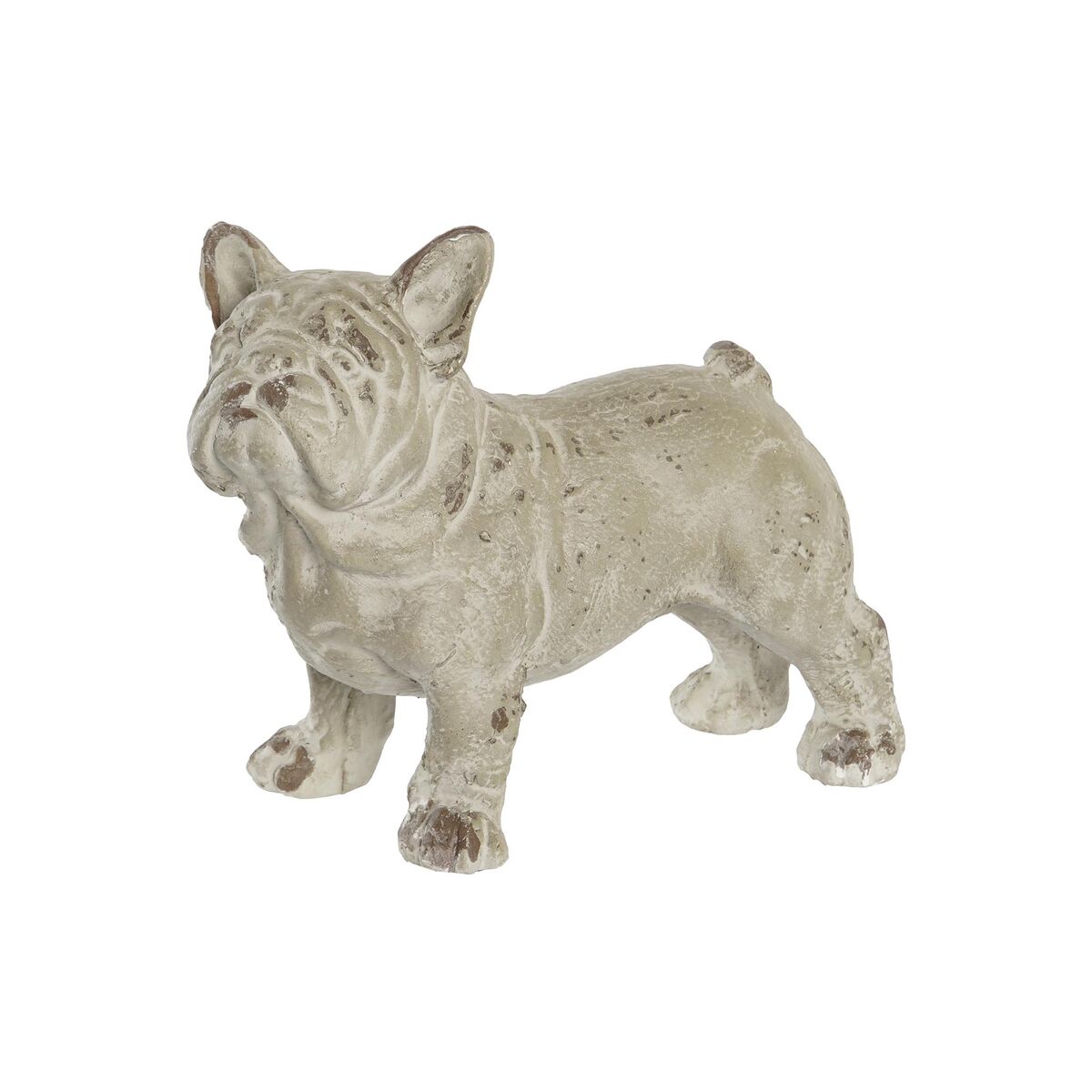 Figura Decorativa DKD Home Decor Acabado envejecido Gris Resina Perro (19 x 39 x 28,5 cm) 1 S3039509_0
