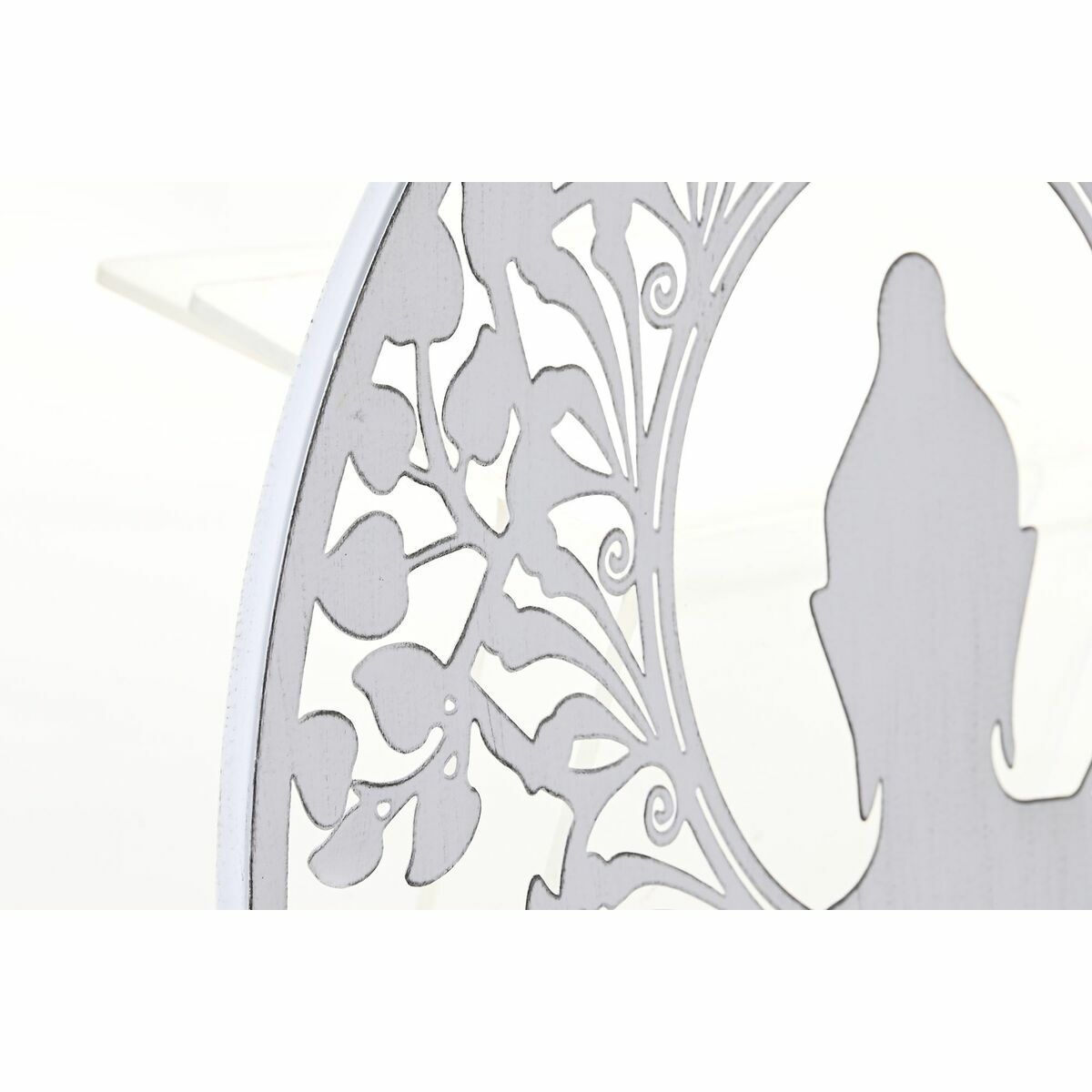 Decoración de Pared DKD Home Decor Metal Buda Oriental (2 Unidades) (40 x 1 x 40 cm) 3 S3039366_2