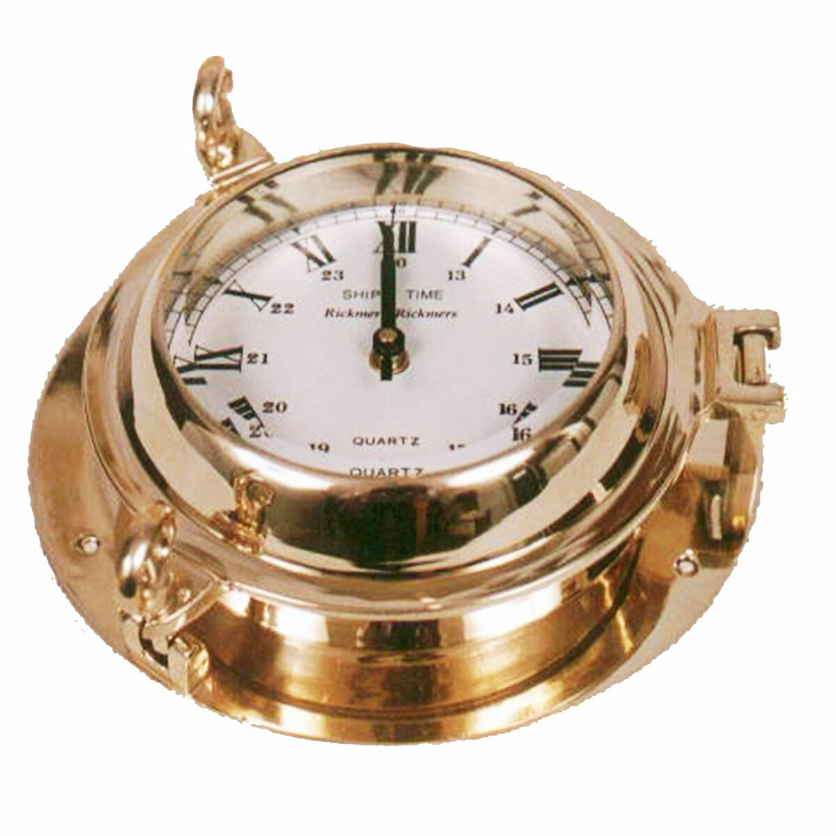 Reloj de Pared DKD Home Decor Cristal Dorado Vintage Latón (23 x 7 x 23 cm) 5 S3039288_4