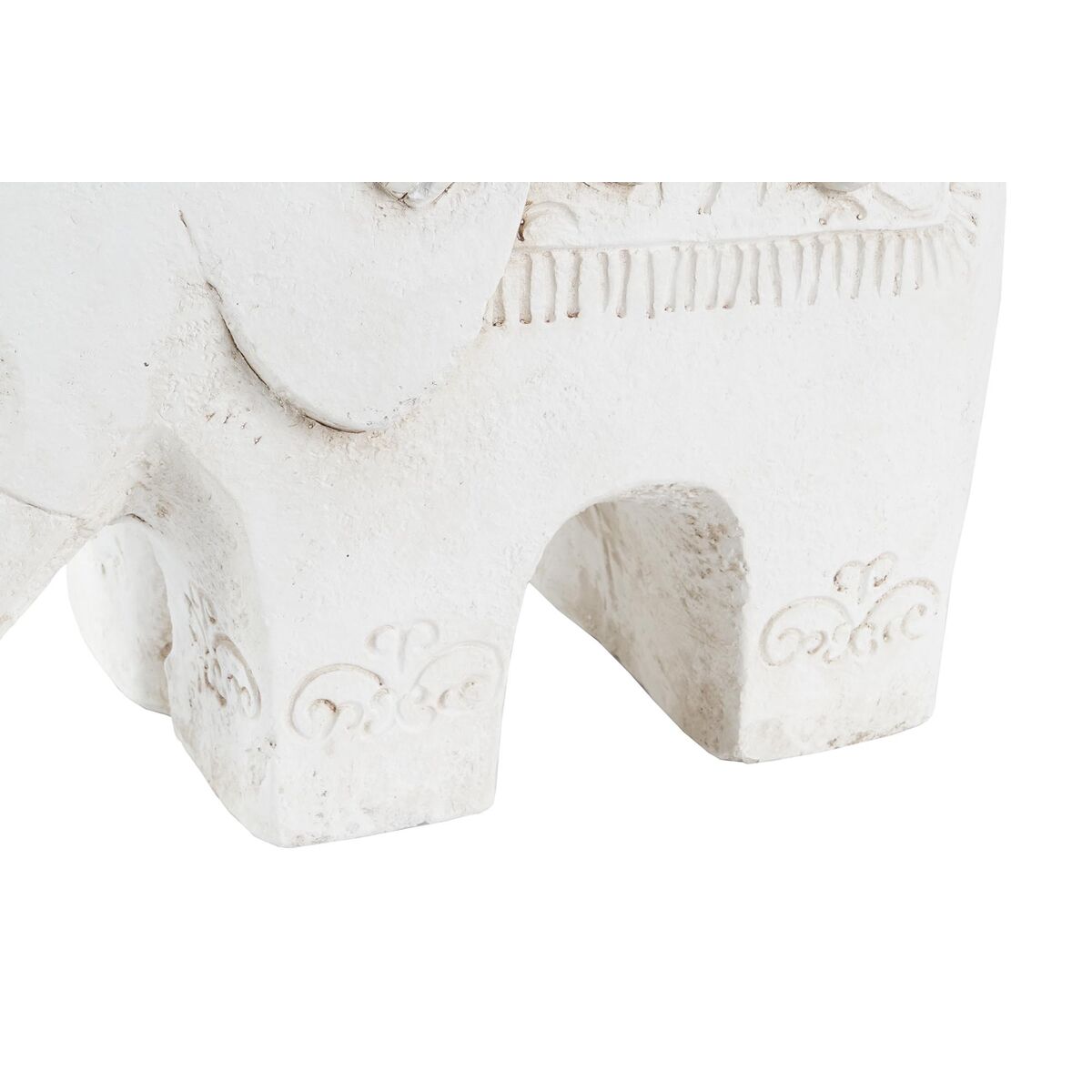 Figura Decorativa DKD Home Decor Blanco Elefante Oriental 44 x 22 x 40 cm 2 S3039604_1