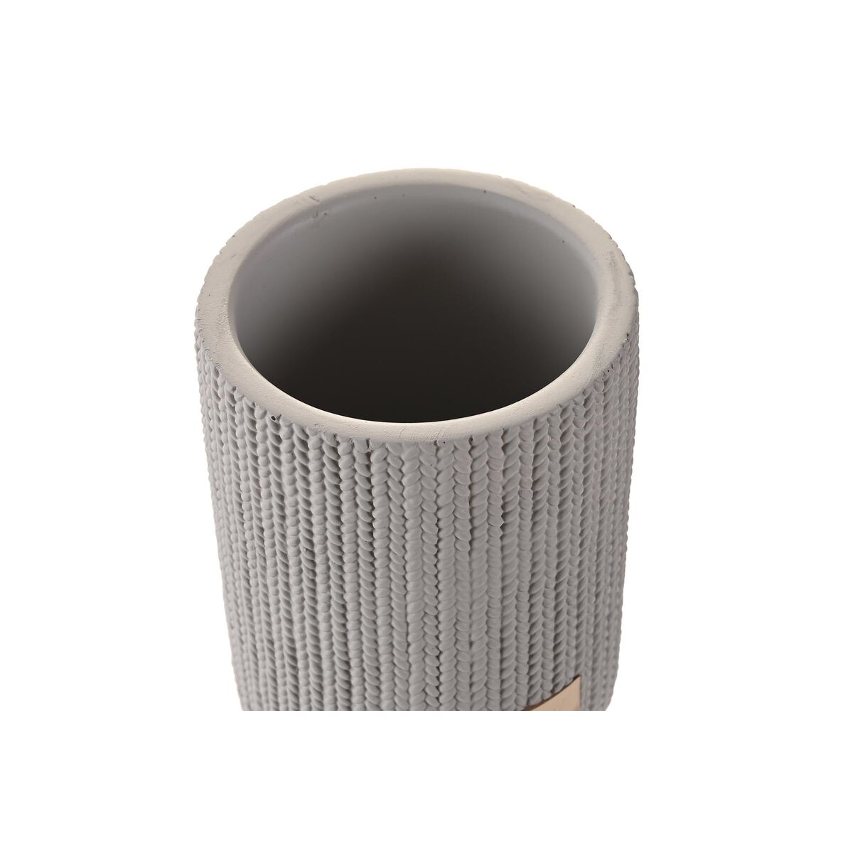 Vaso DKD Home Decor Gris Cemento 8 x 8 x 10 cm 2 S3041009_1
