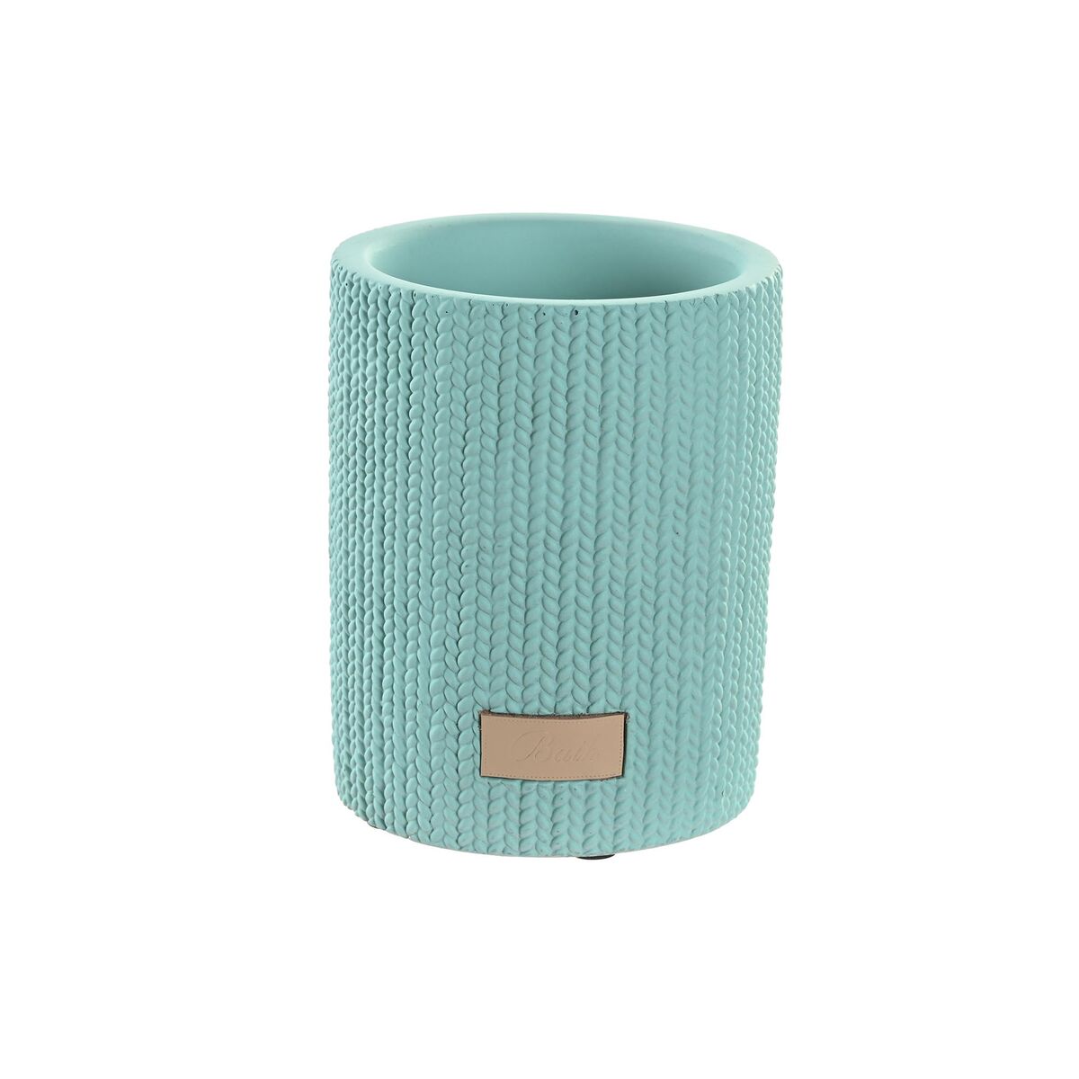 Vaso DKD Home Decor Verde Cemento 8 x 8 x 10 cm 1 S3041013_0