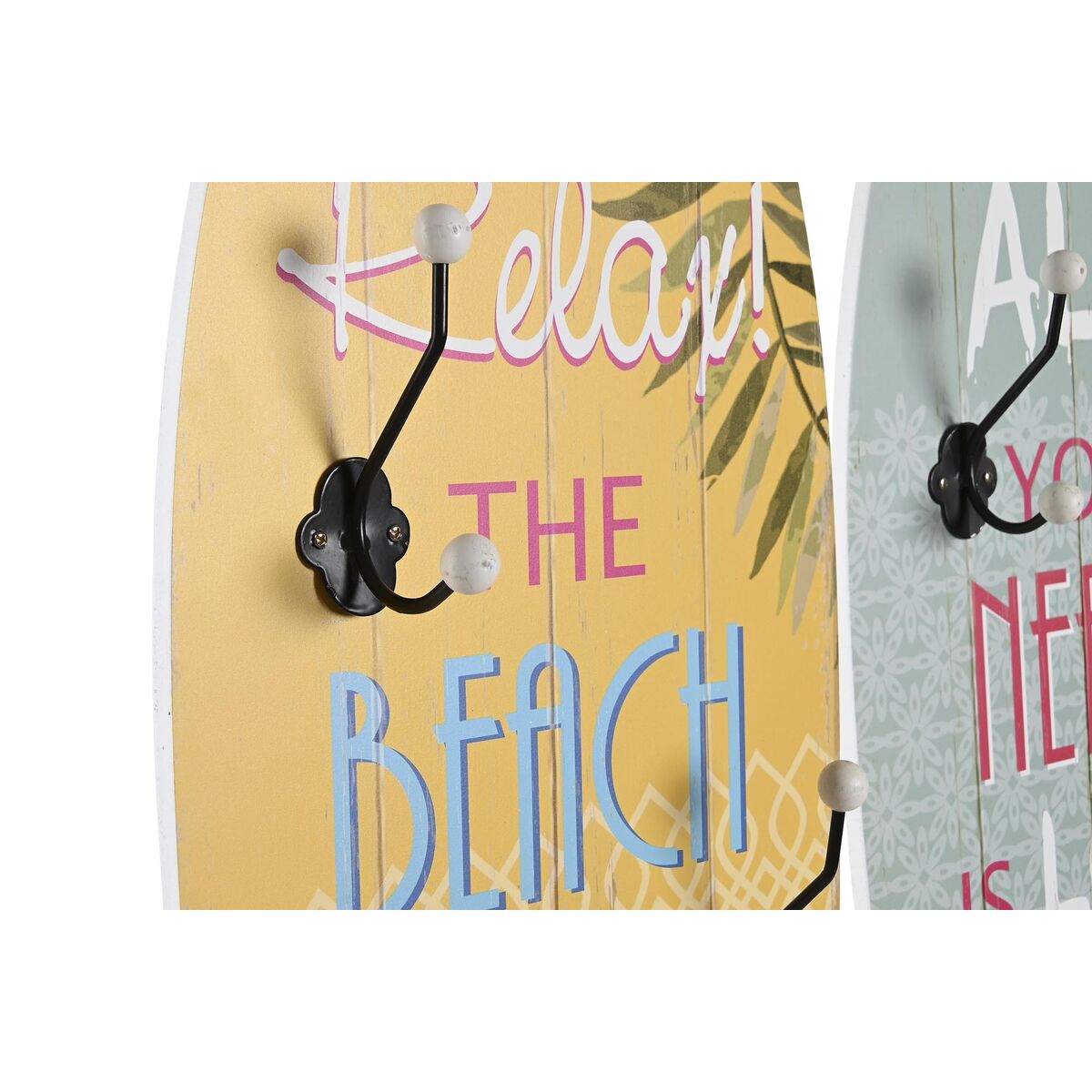 Perchero de Pared DKD Home Decor 30 x 90 x 7 cm Mediterráneo (2 Unidades) 4 S3042562_3