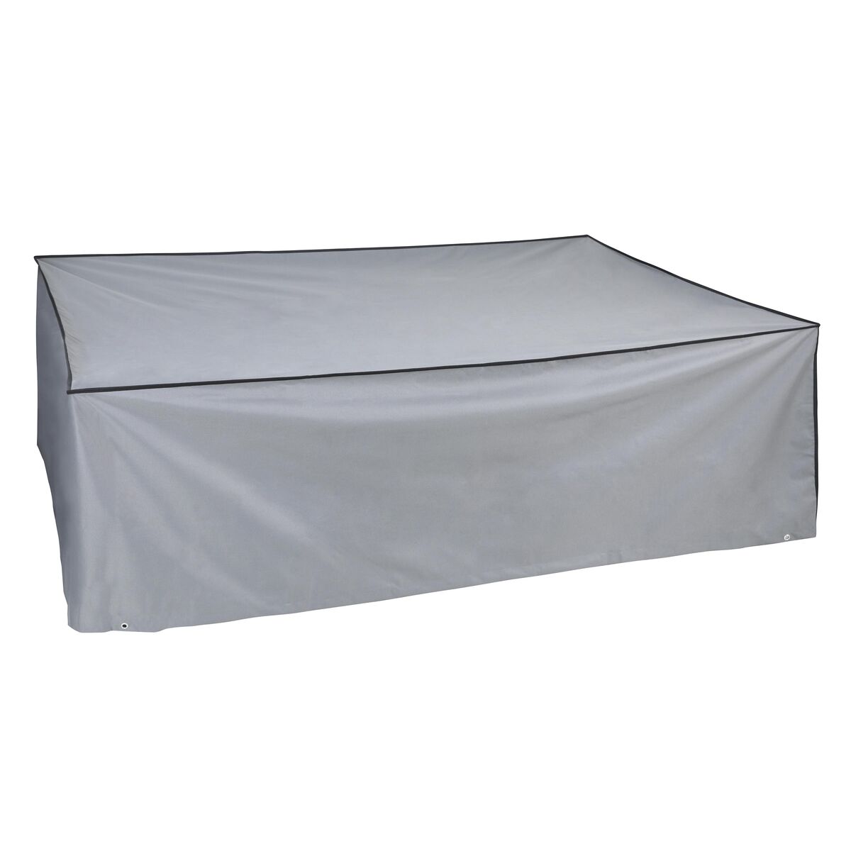 Funda Protectora DKD Home Decor Mesa Negro Aluminio Gris oscuro (200 x 130 x 60 cm) 3 S3042538_2