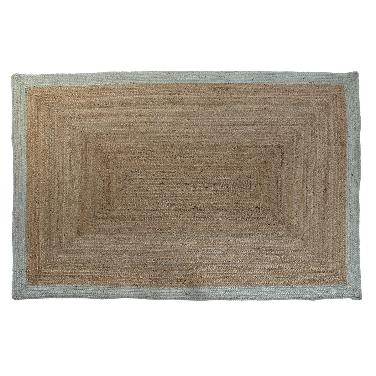 Alfombra DKD Home Decor Verde Marrón claro Natural Scandi 200 x 290 x 1 cm 1 S3045019_0